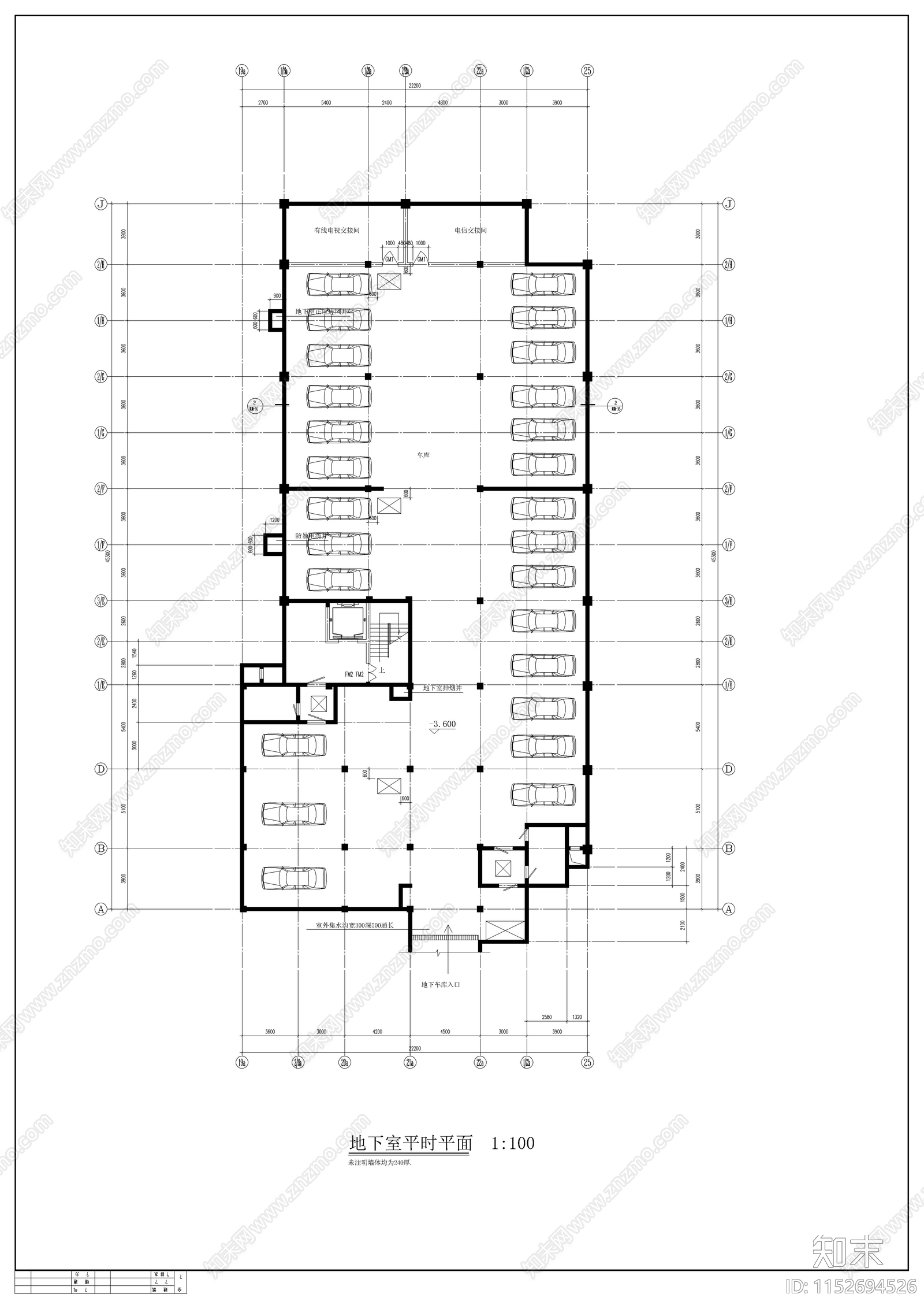农贸市场cad施工图下载【ID:1152694526】