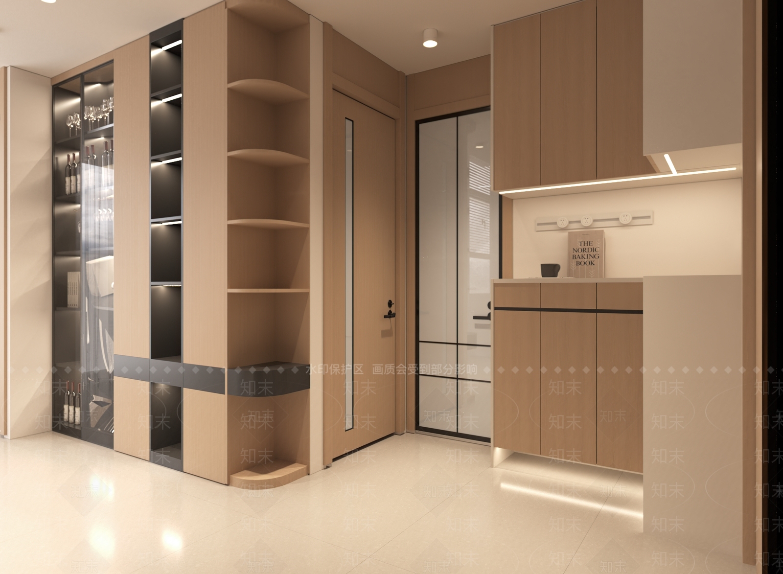 现代公寓客厅3D模型下载【ID:1152696023】