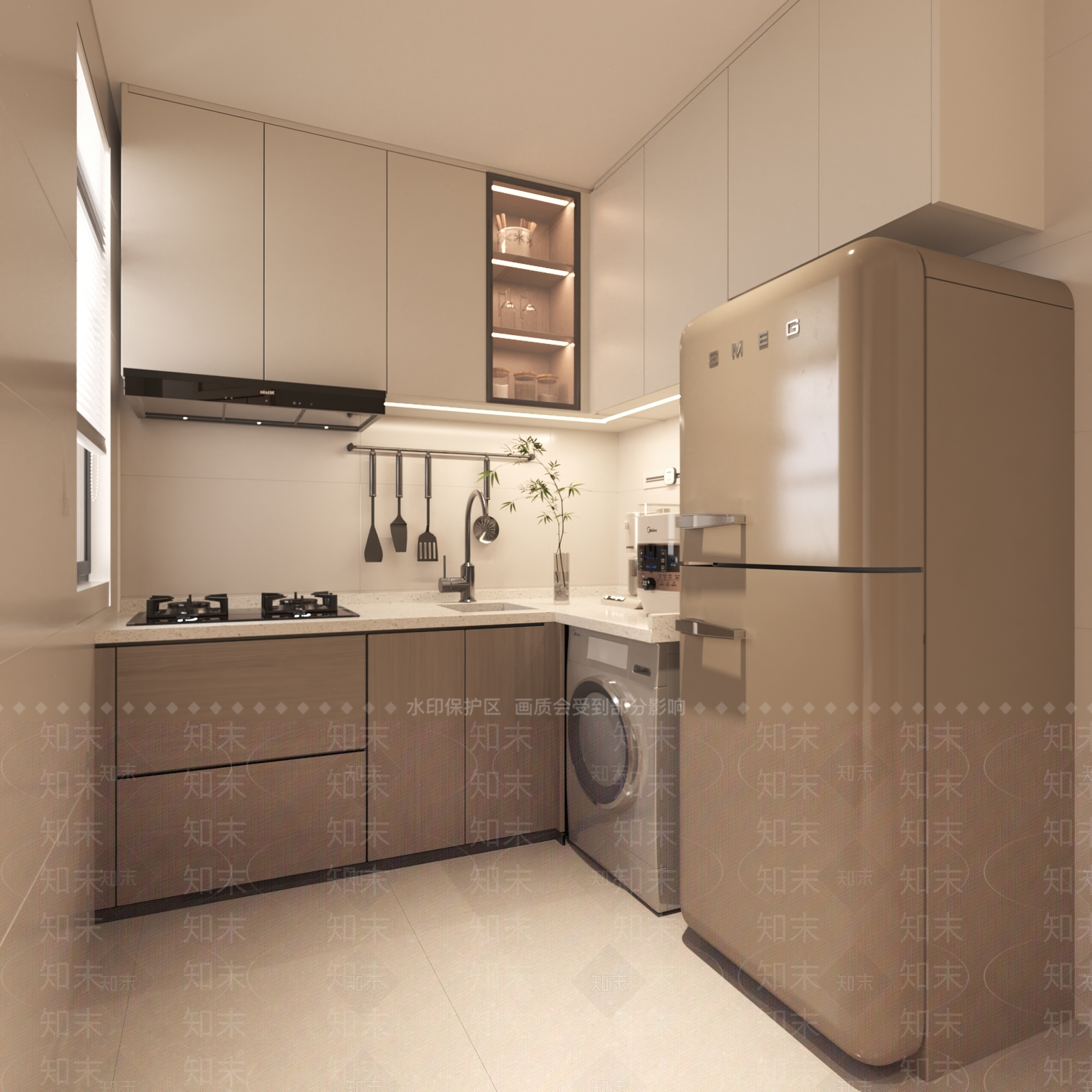 现代公寓客厅3D模型下载【ID:1152696023】