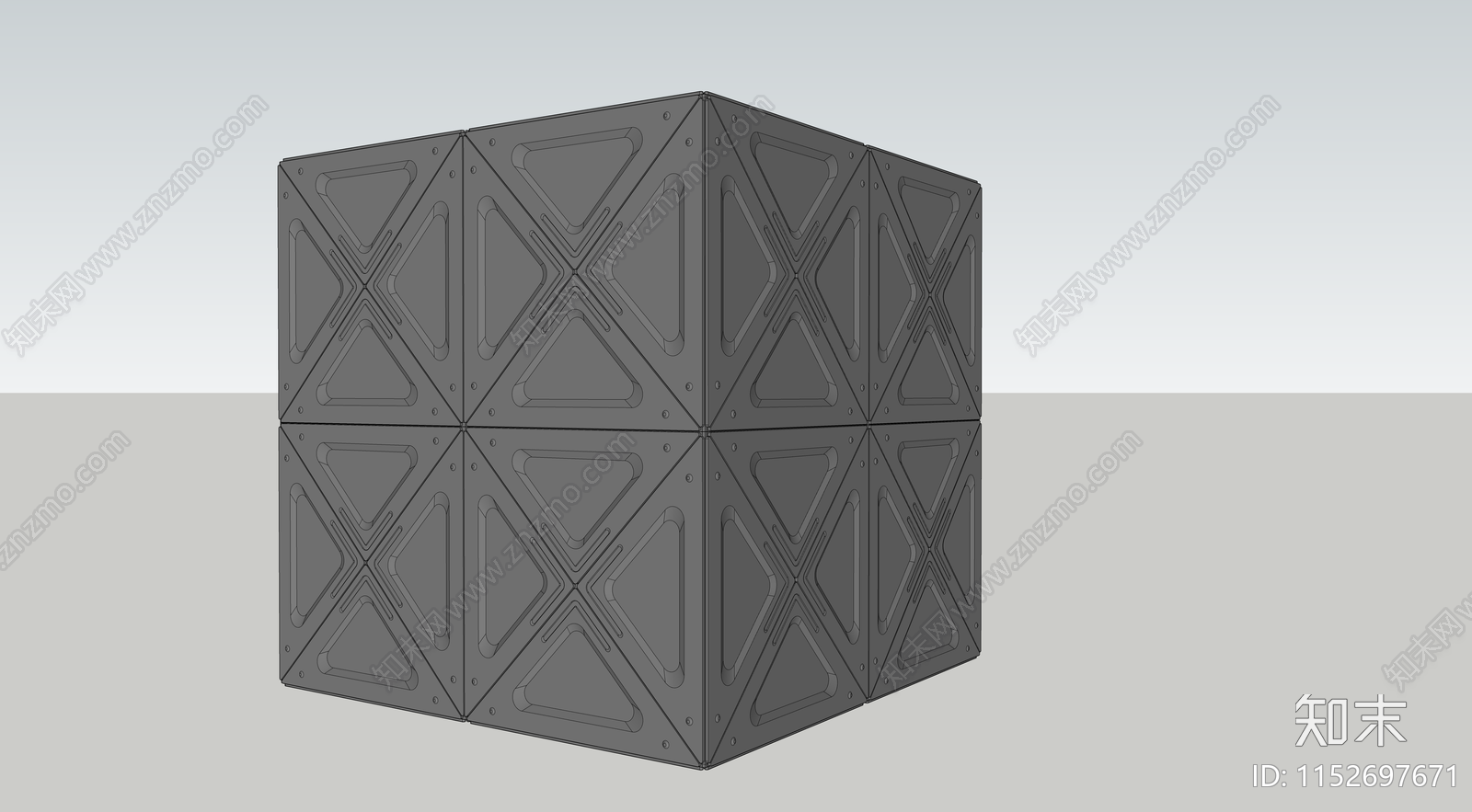 太空元素工业箱SU模型下载【ID:1152697671】