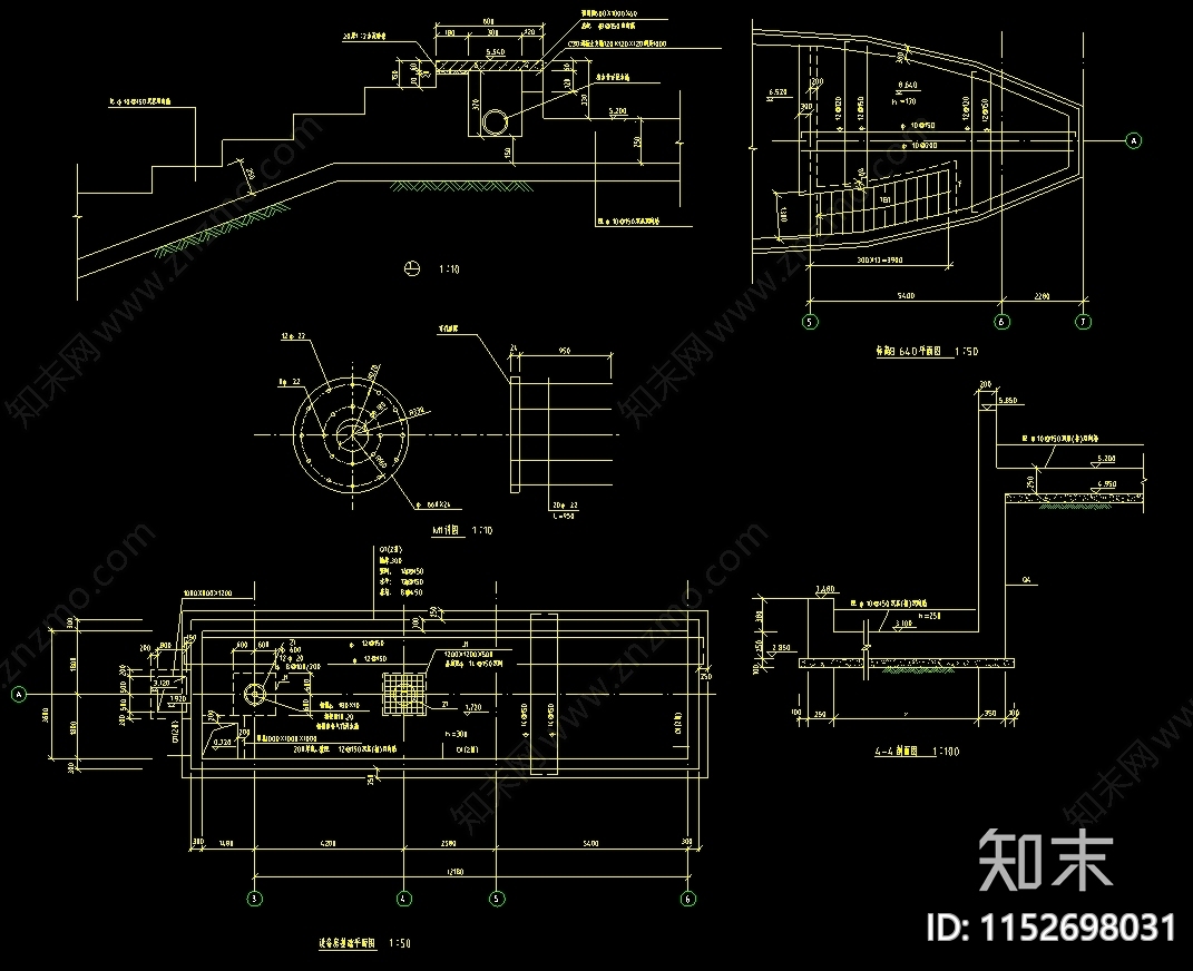 游乐场娱乐设施图纸cad施工图下载【ID:1152698031】
