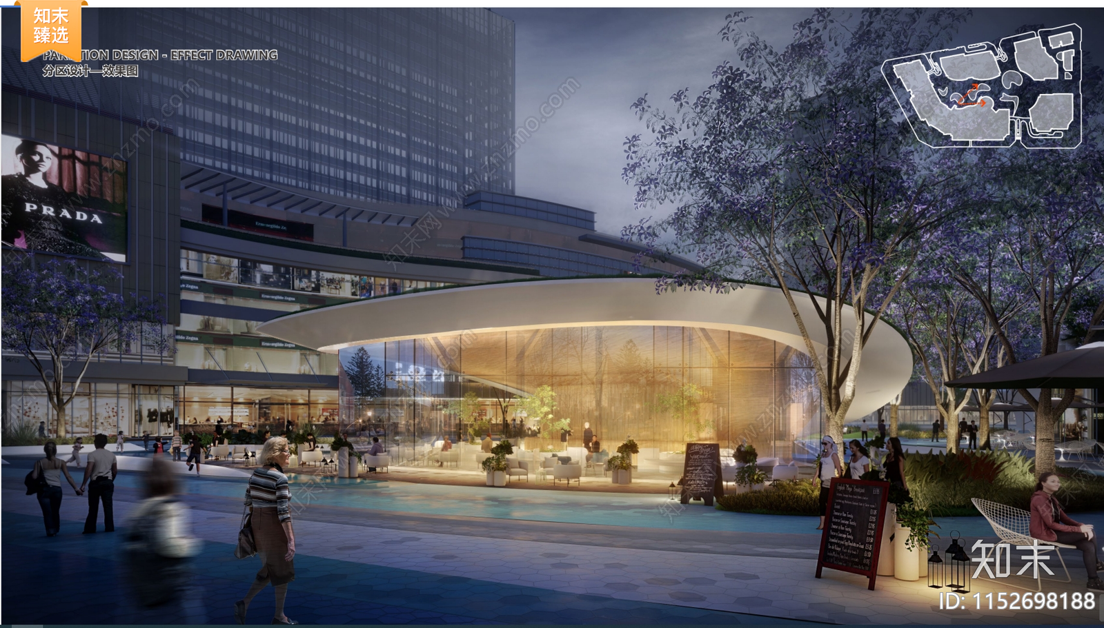 现代华润成都万象城中心广场景观方案文本下载【ID:1152698188】