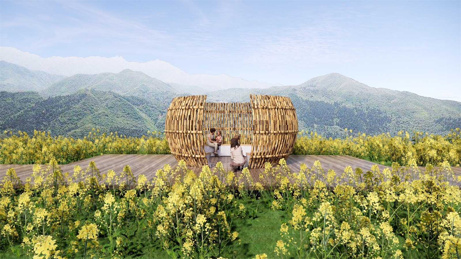 现代乡村景观座椅SU模型下载【ID:1152698407】