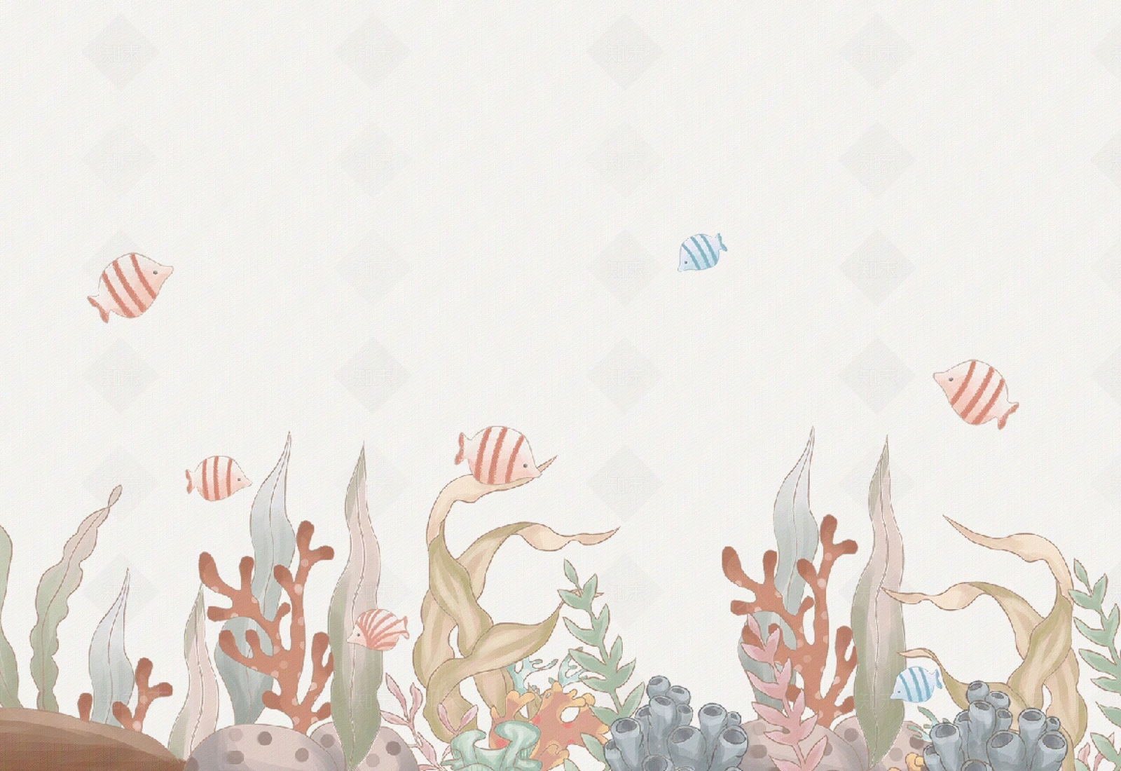儿童海洋系列壁纸贴图下载【ID:1152698999】