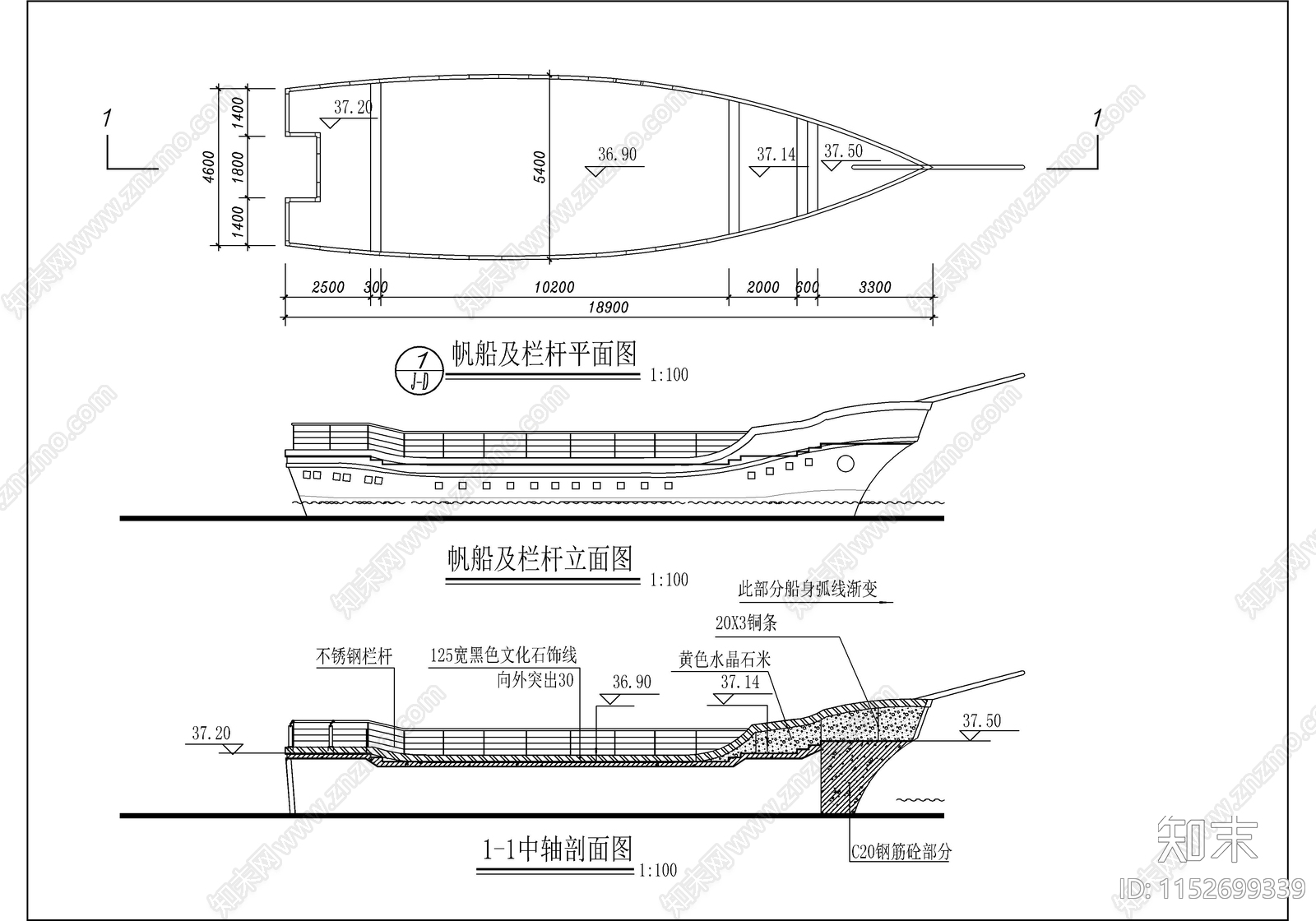 儿童游乐场cad施工图下载【ID:1152699339】