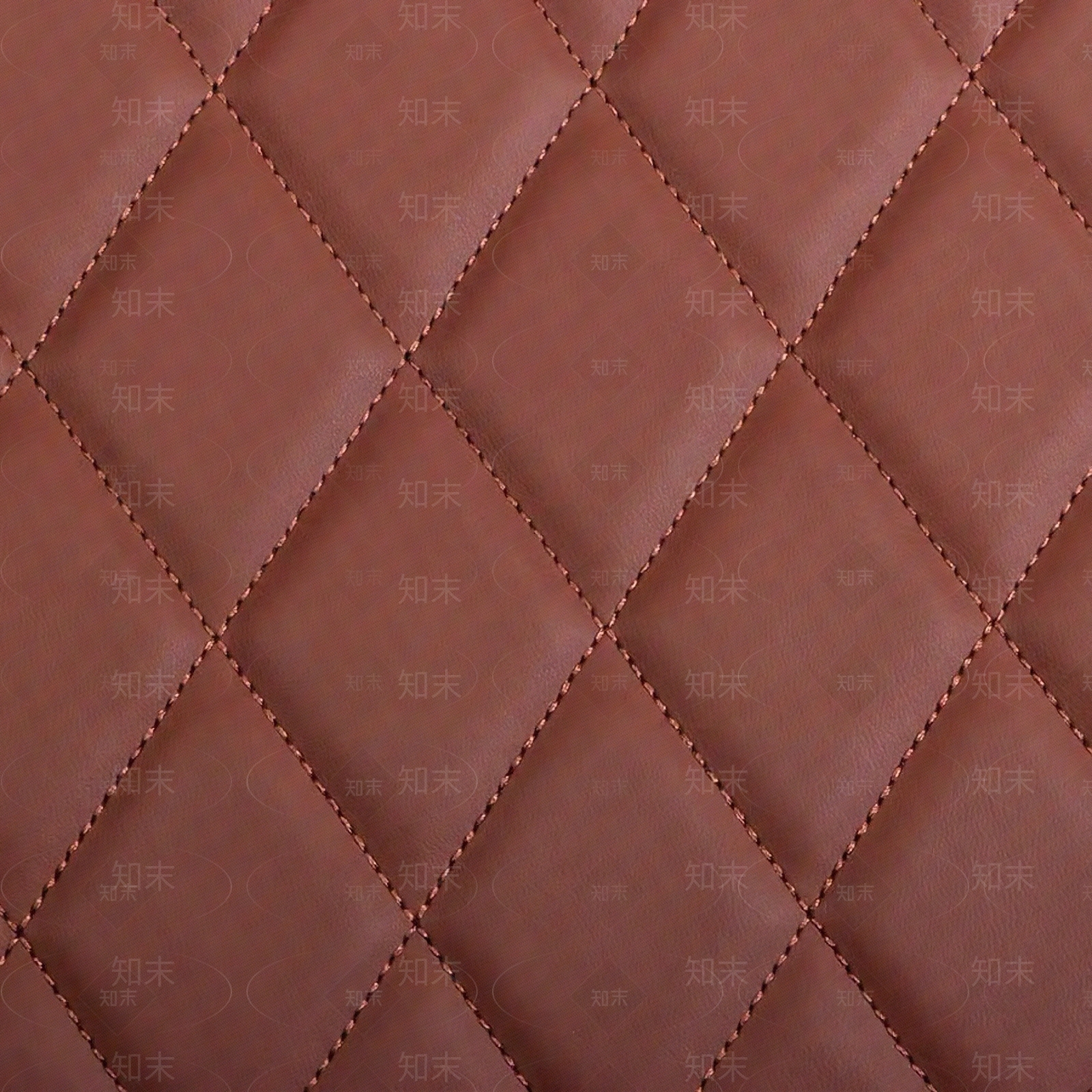 暗红色菱形缝制软包皮革贴图下载【ID:1152705451】