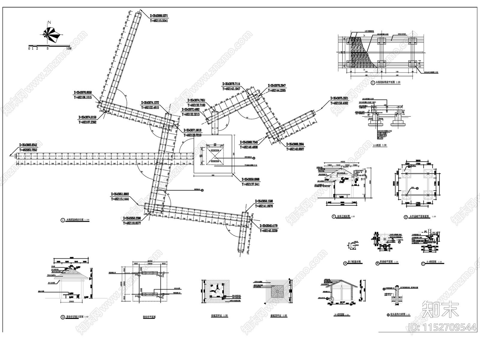江苏省丹阳市南片新区公园cad施工图下载【ID:1152709544】