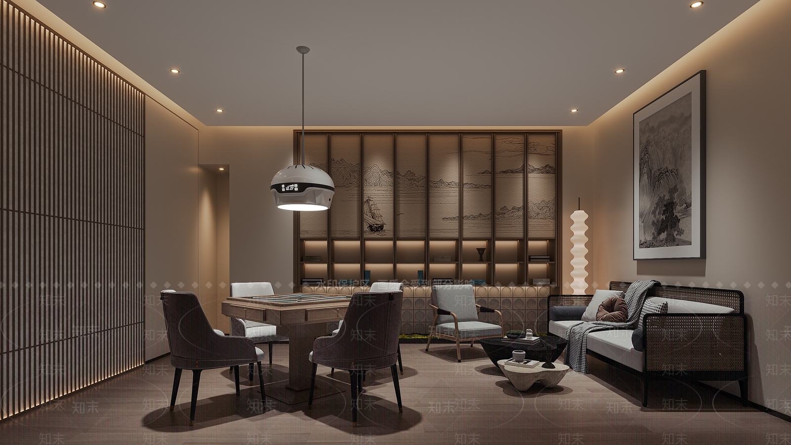 嵌入式展示柜书柜3D模型下载【ID:1227320520】