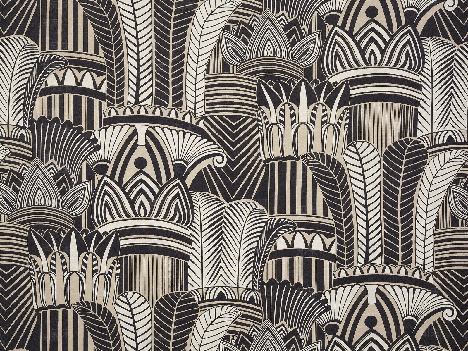 罗马柱图案窗帘贴图下载【ID:1152723585】