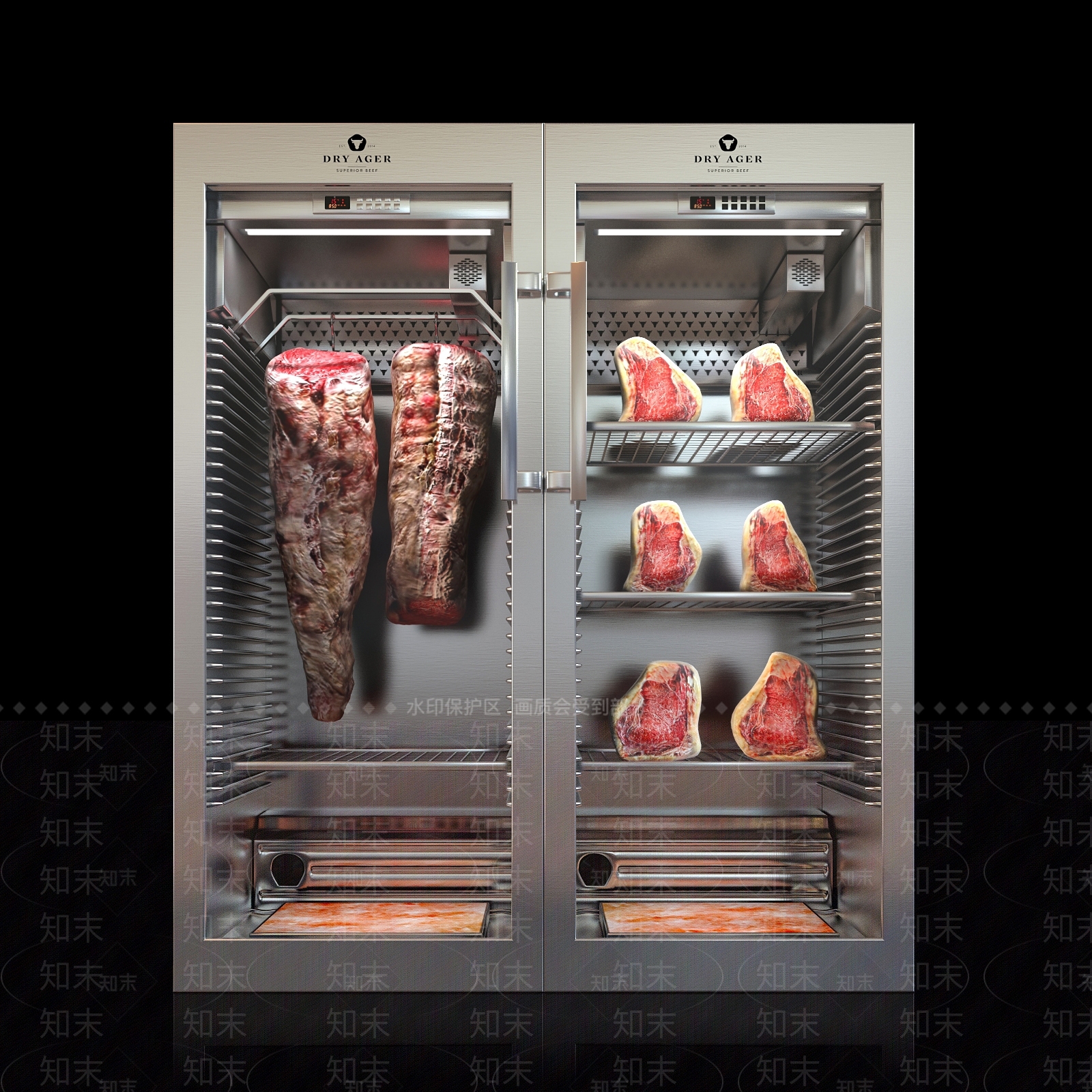 冰箱冰柜3D模型下载【ID:1152724033】