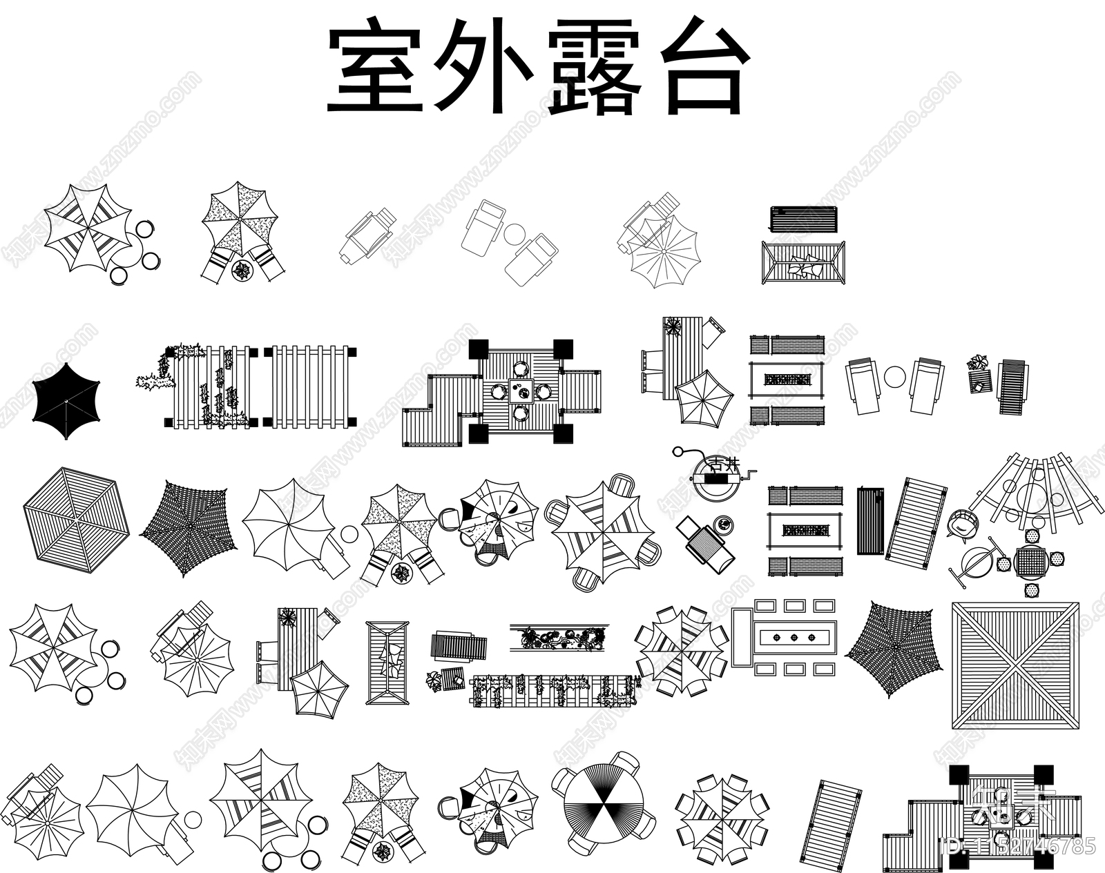 室外露台阳台图库施工图下载【ID:1152746785】