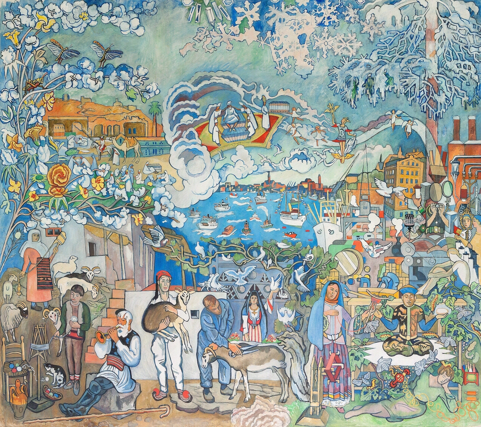 欧式风景油画装饰画贴图下载【ID:1152748229】