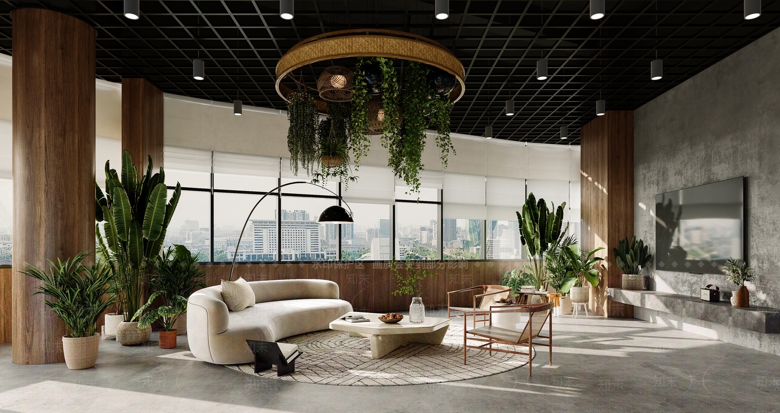 工业风客厅3D模型下载【ID:1152757566】