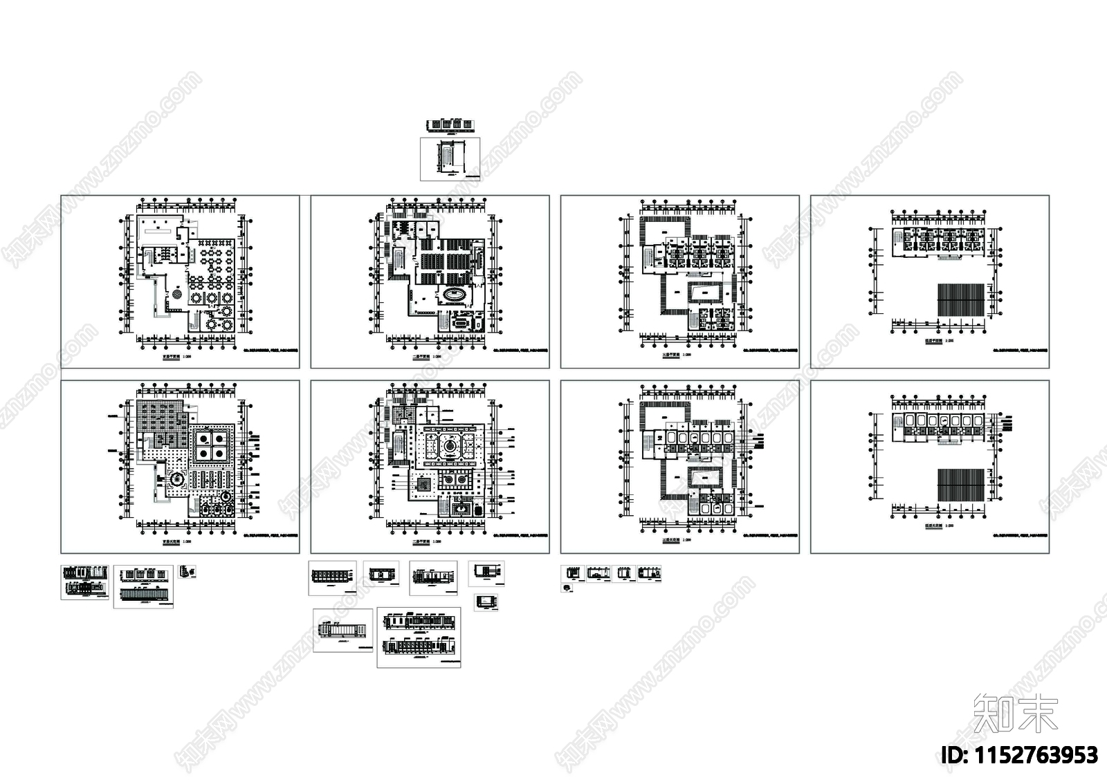 寺院室内装修cad施工图下载【ID:1152763953】