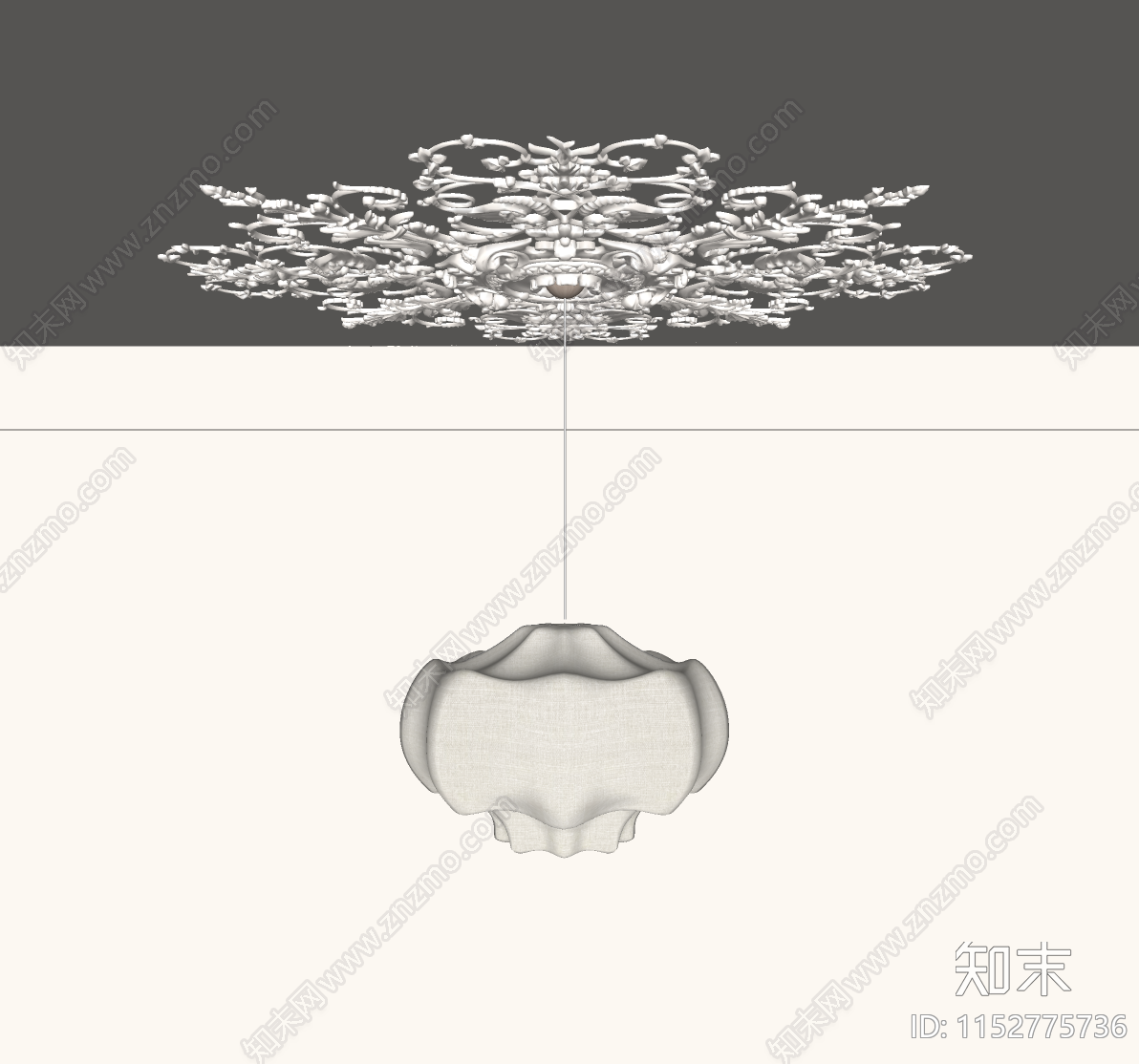 法式雕花SU模型下载【ID:1152775736】