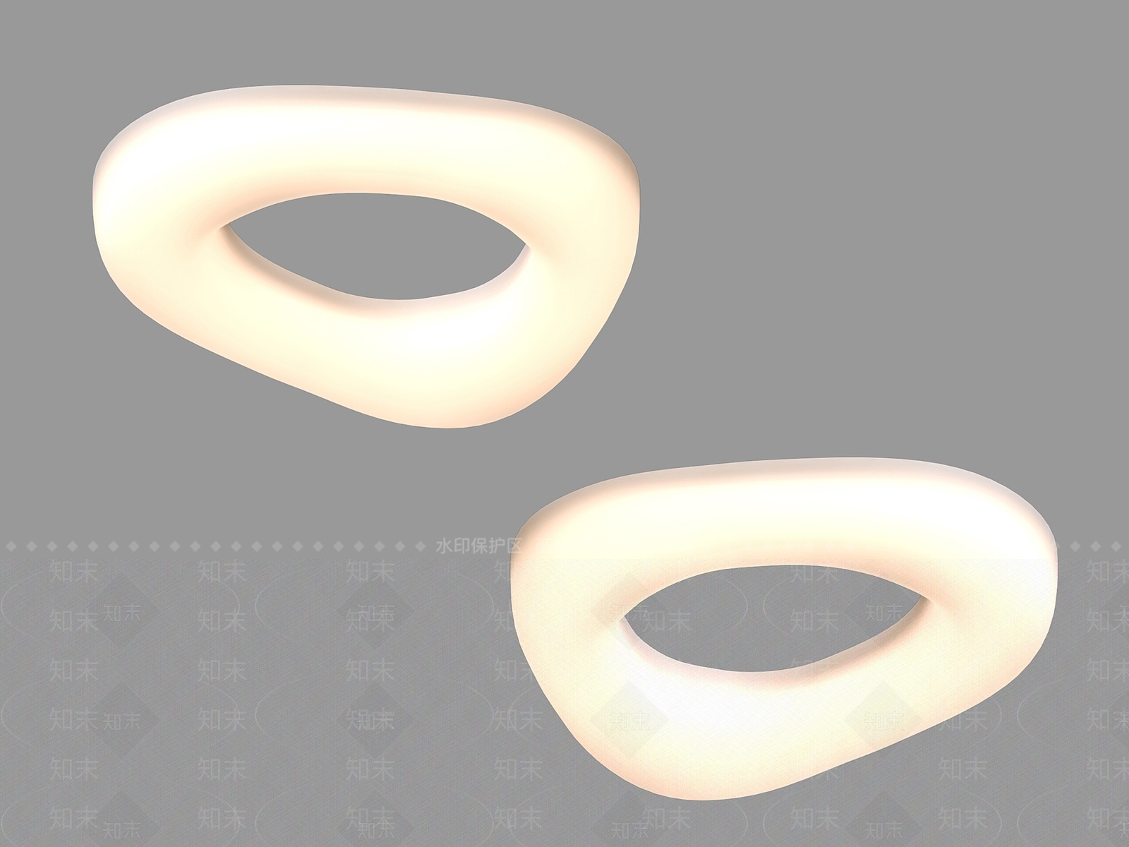 吸顶灯3D模型下载【ID:1152778004】