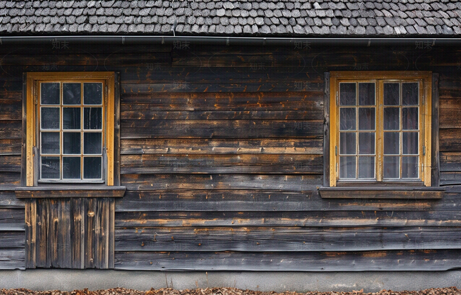 房屋木材建筑外立面贴图下载【ID:1152778371】