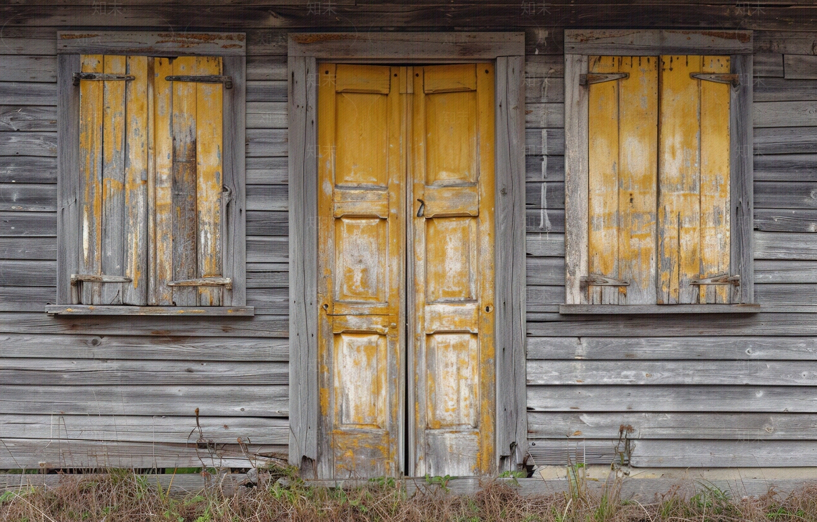 房屋木材建筑外立面贴图下载【ID:1152778647】
