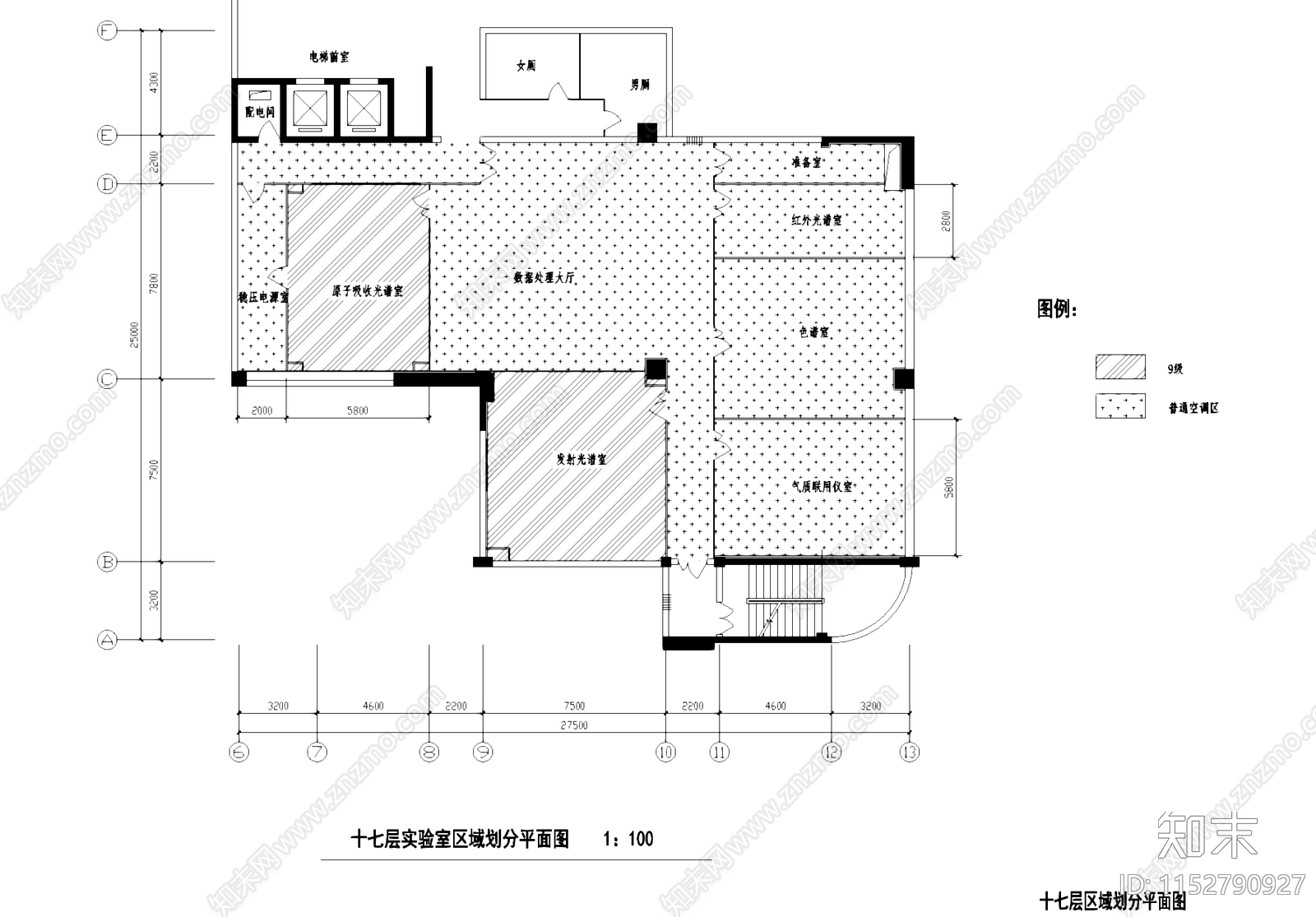 医药工业净化洁净厂房实验室cad施工图下载【ID:1152790927】