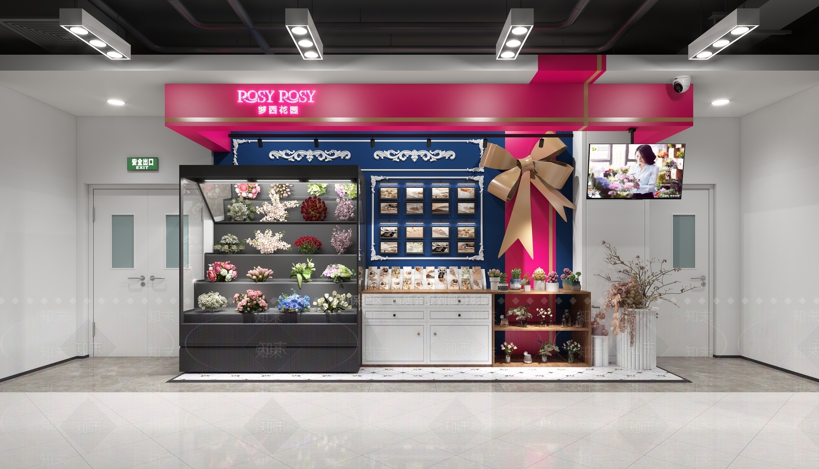 现代花店3D模型下载【ID:1152796589】