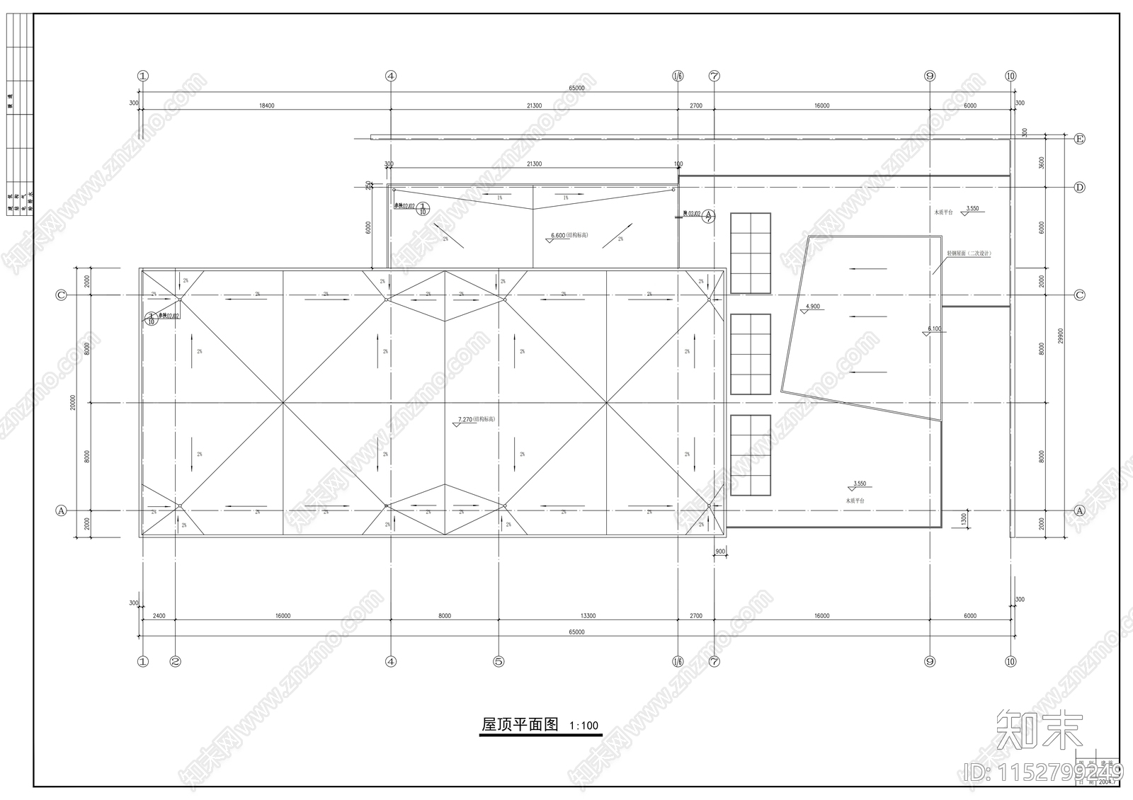 超市建筑施工图下载【ID:1152799249】