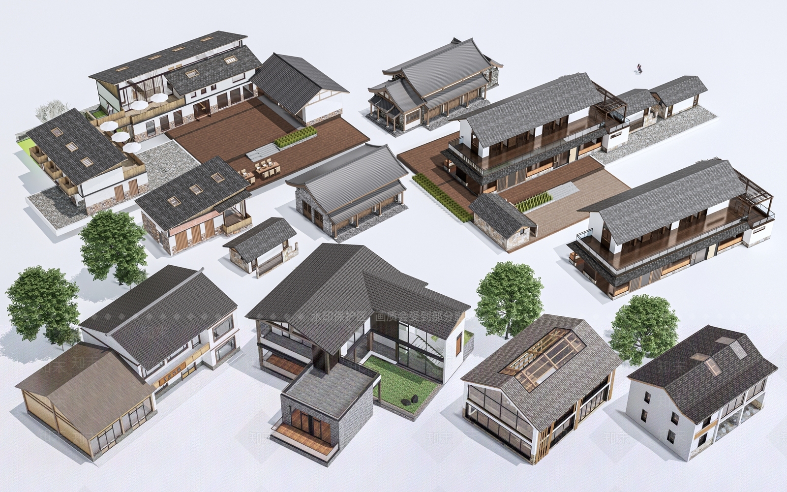 建筑外观3D模型精品下载_3dmax模型_知末网