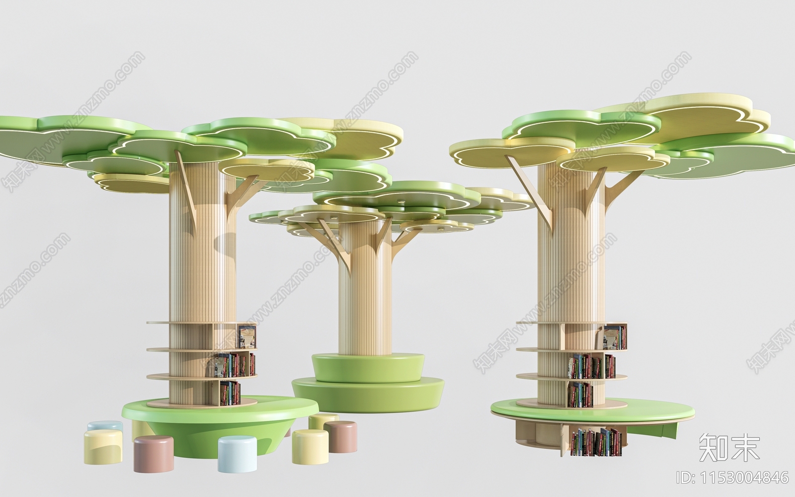 现代卡座沙发3D模型下载【ID:1153004846】