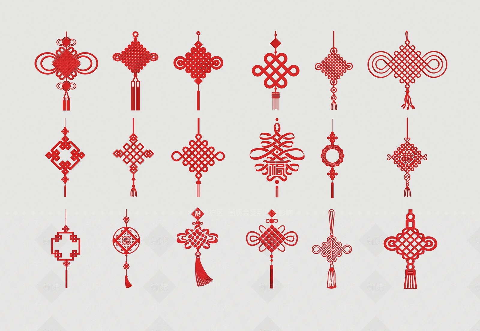 中式中国结3D模型下载【ID:1152812361】