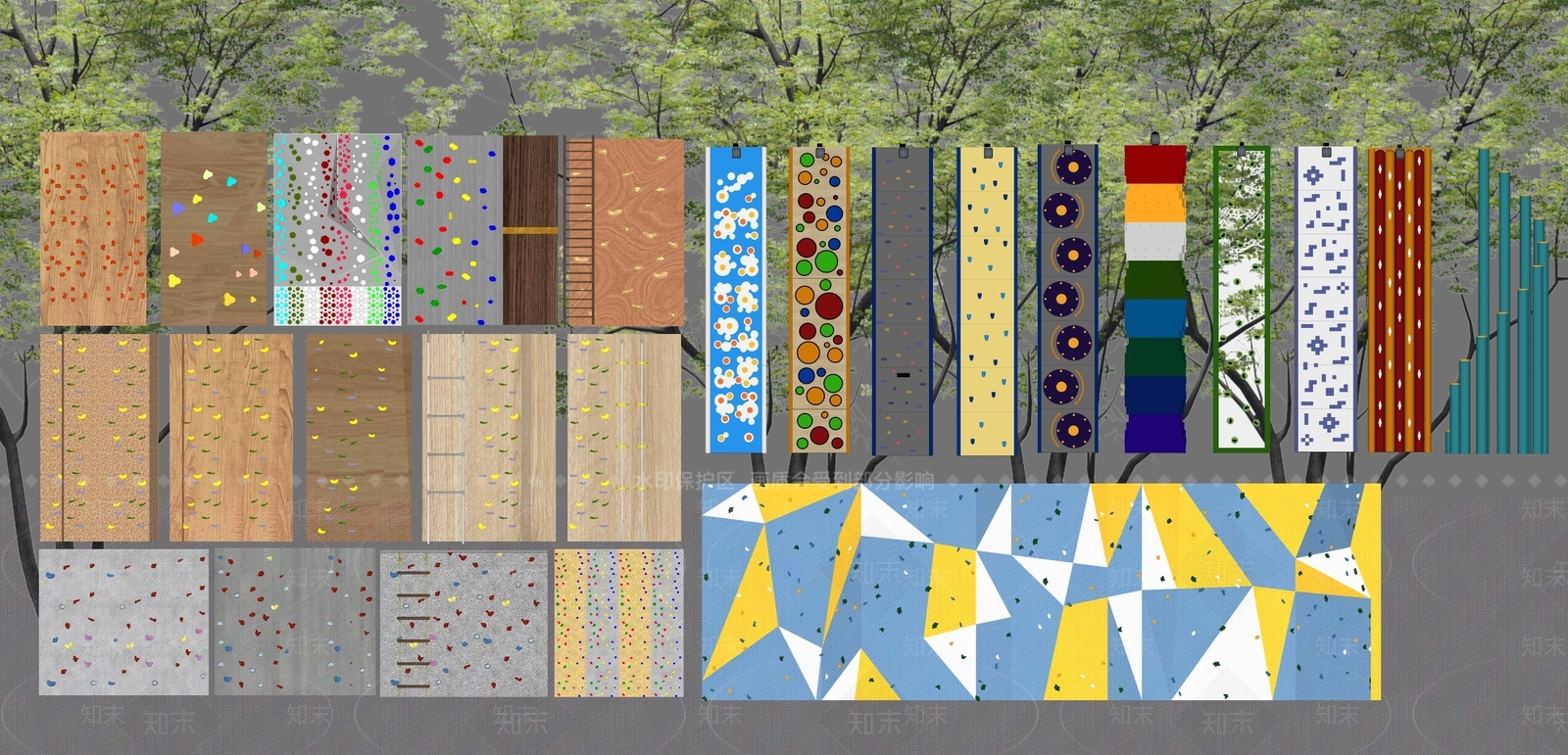 儿童攀爬架SU模型下载【ID:1152826006】