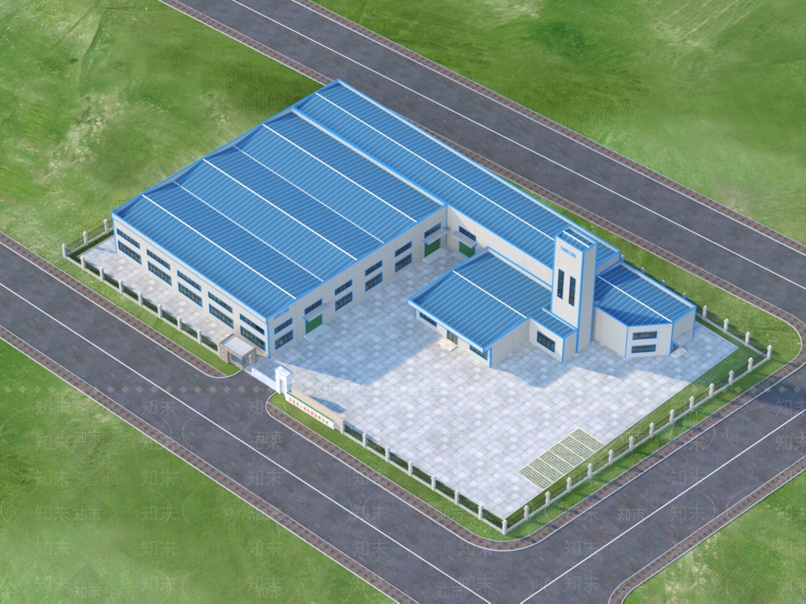 现代厂区3D模型下载【ID:1152839114】