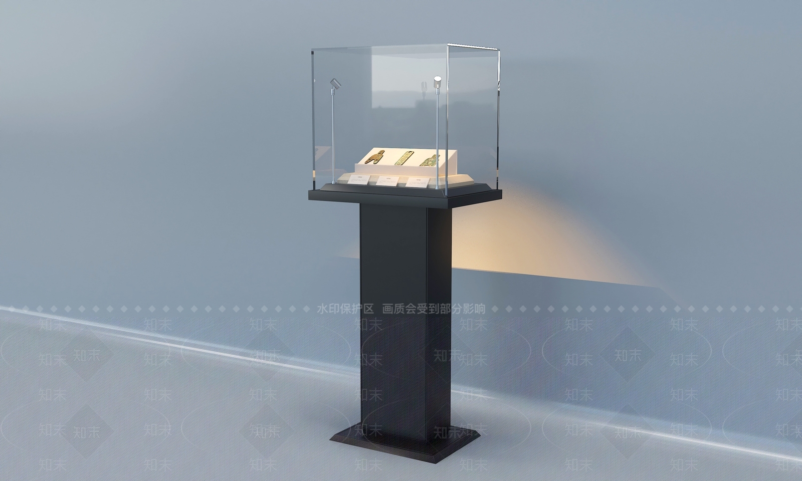 现代展示台3D模型下载【ID:1152845934】