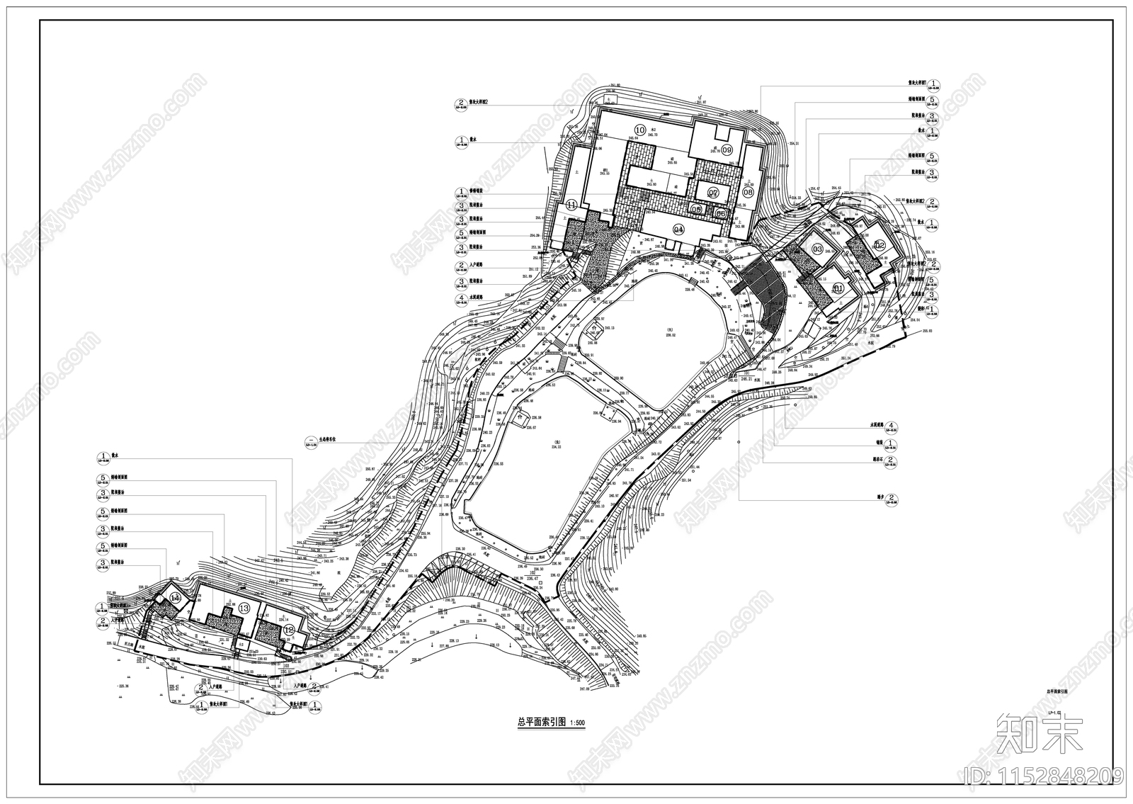 乡村振兴景观规划cad施工图下载【ID:1152848209】