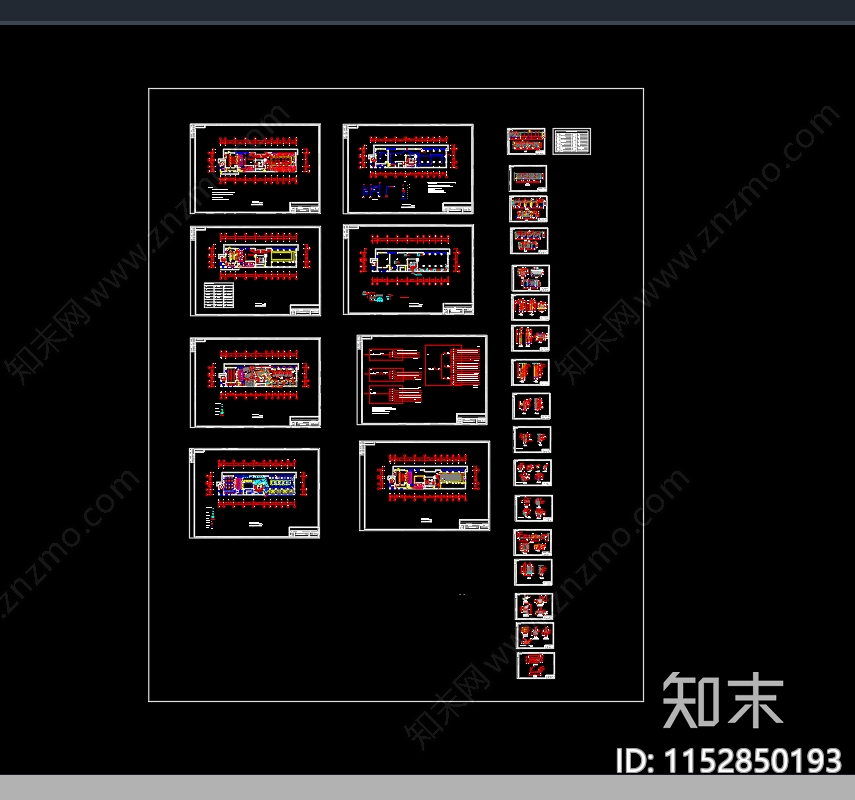 现代酒吧装修设计cad施工图下载【ID:1152850193】