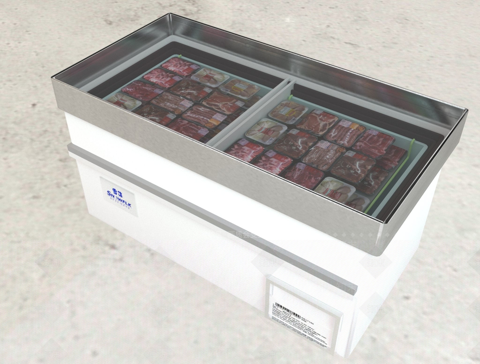 保鲜柜3D模型下载【ID:1152851936】