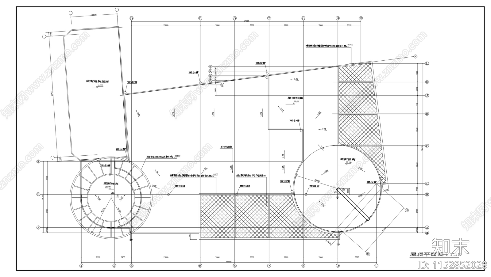 现代海城商厦建筑cad施工图下载【ID:1152852028】