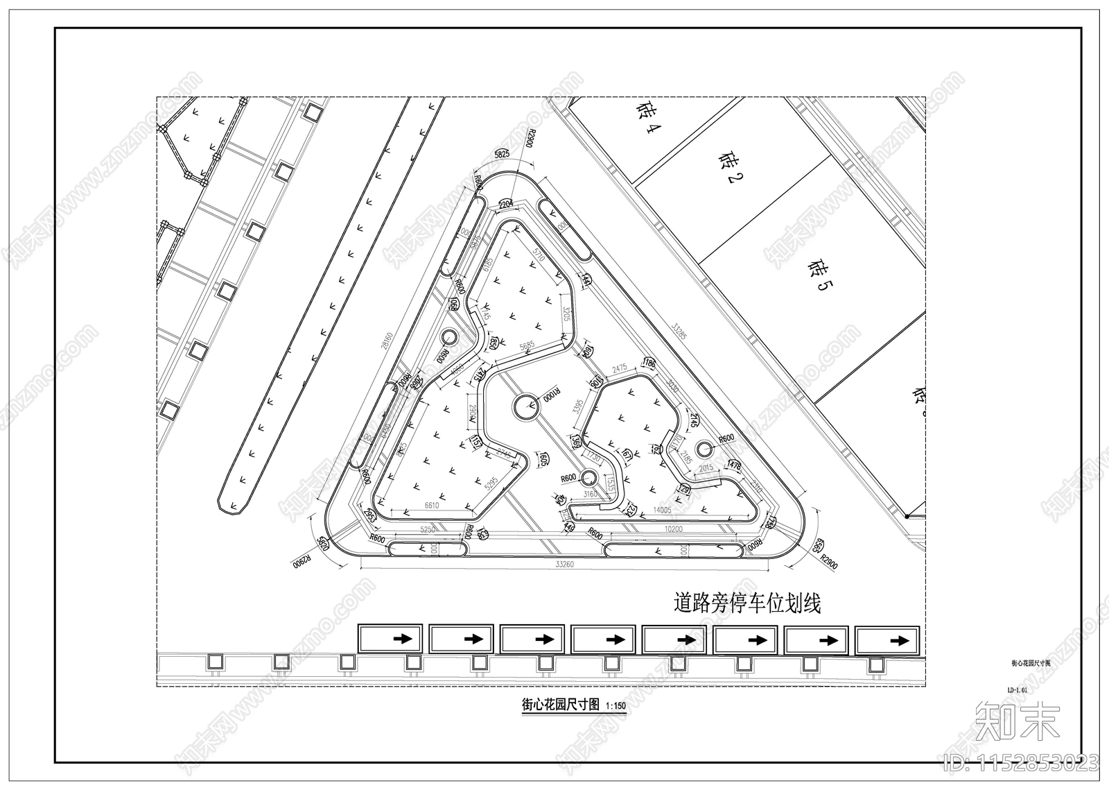 现代乡村振兴景观规划cad施工图下载【ID:1152853023】