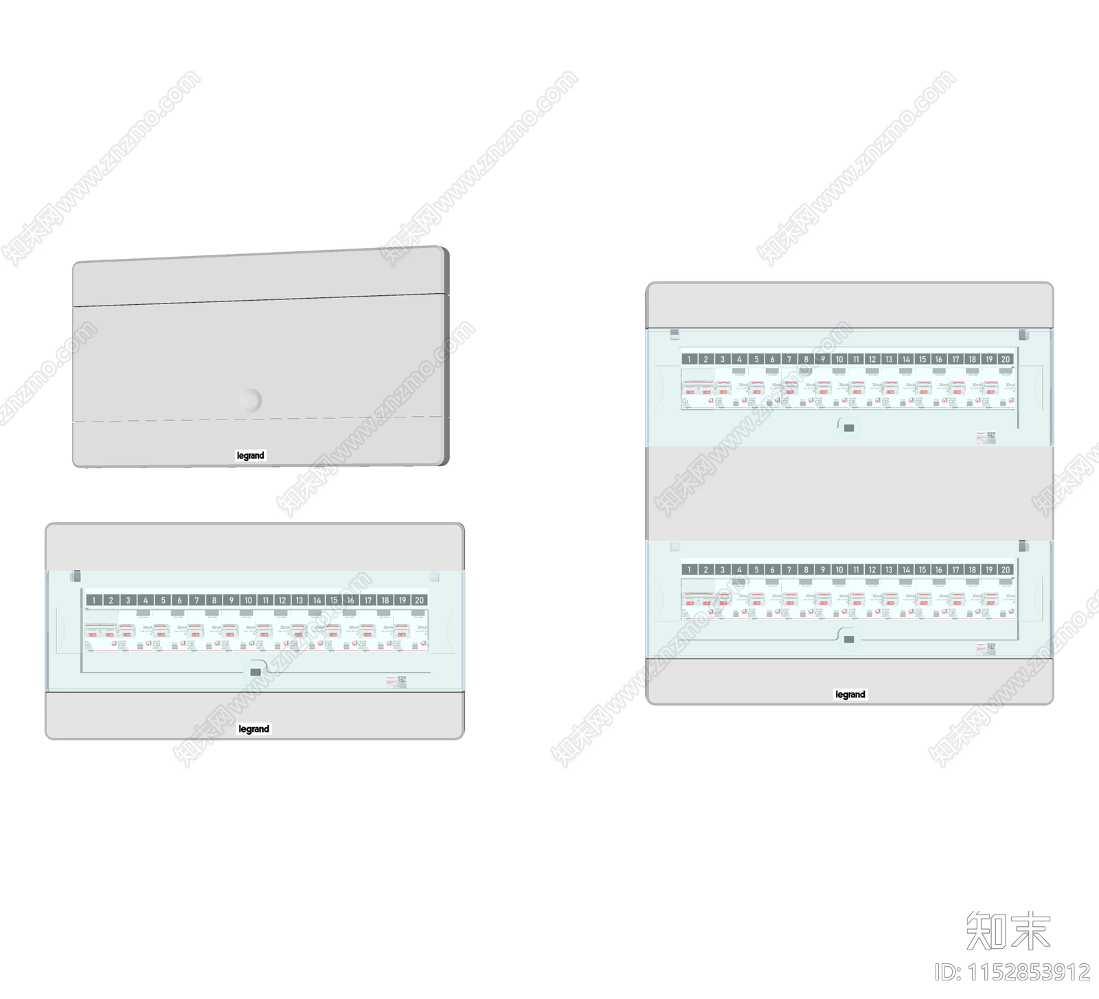 现代配电箱SU模型下载【ID:1152853912】