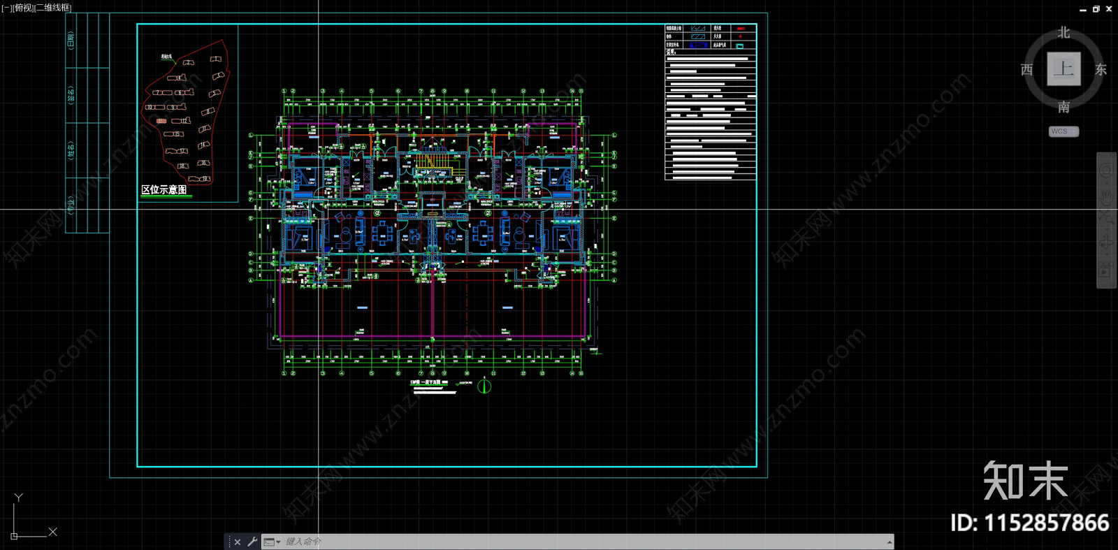 现代公寓建筑cad施工图下载【ID:1152857866】