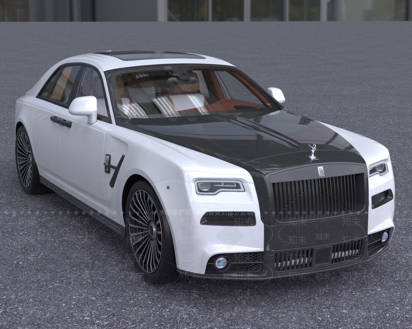 劳斯莱斯古斯特EWB带内饰车门可开关3D模型下载【ID:1152866568】