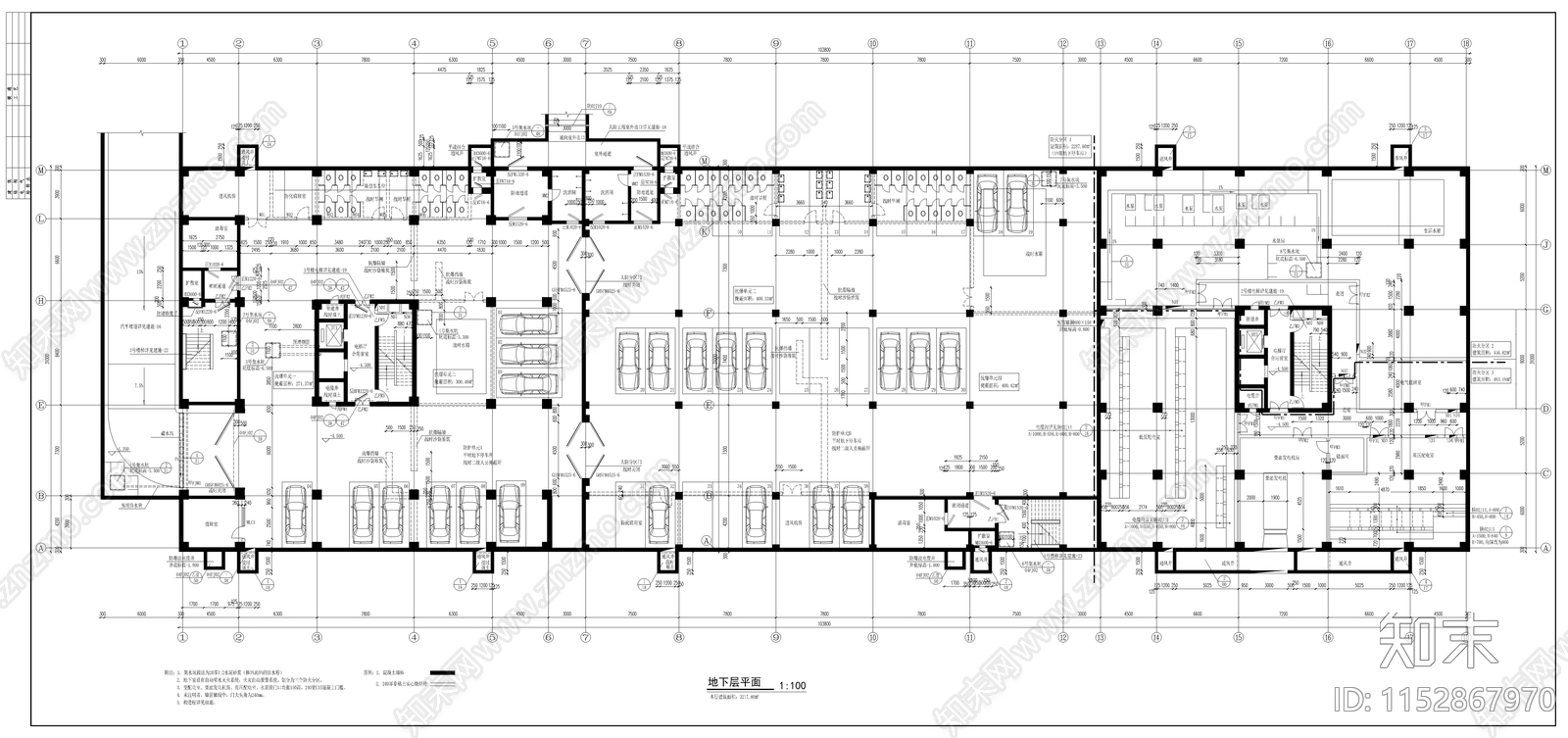 高层商住楼建筑cad施工图下载【ID:1152867970】