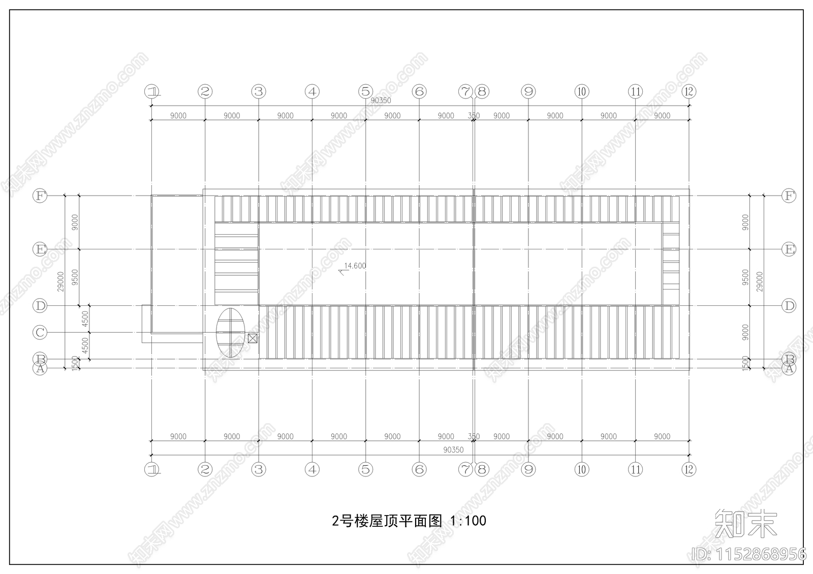 综合楼建筑cad施工图下载【ID:1152868956】
