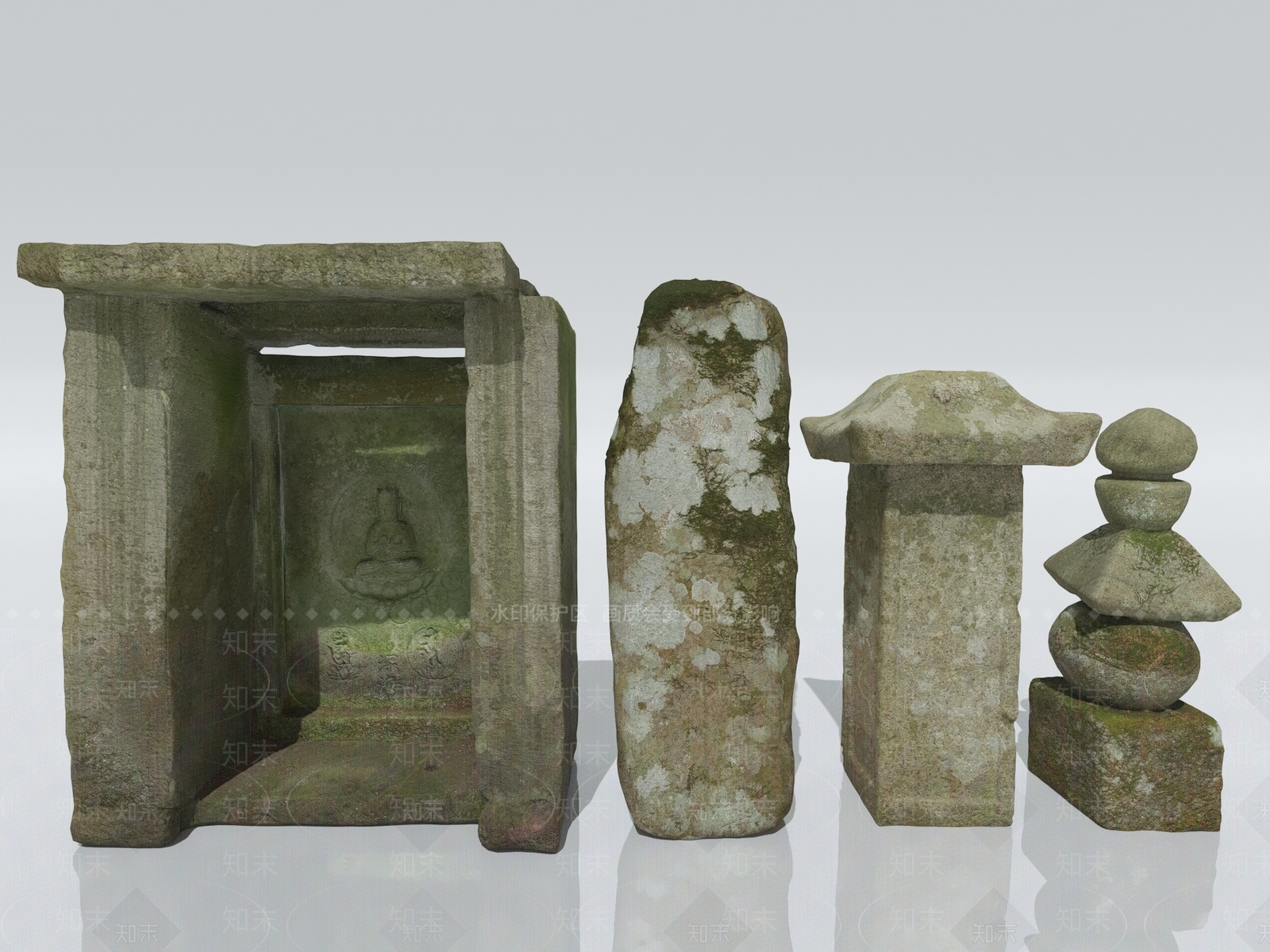 现代石塔3D模型下载【ID:1152873133】