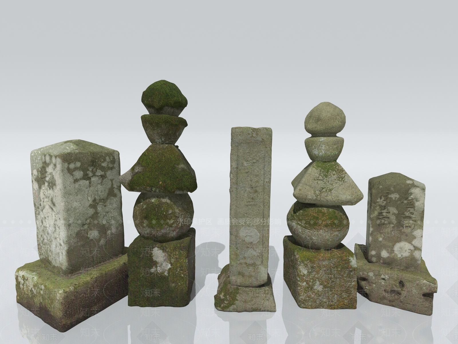 现代石塔3D模型下载【ID:1152873345】