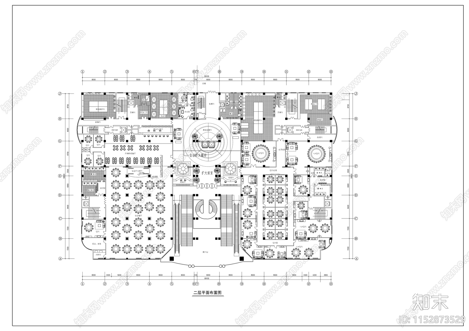 商住式公寓建筑cad施工图下载【ID:1152873529】