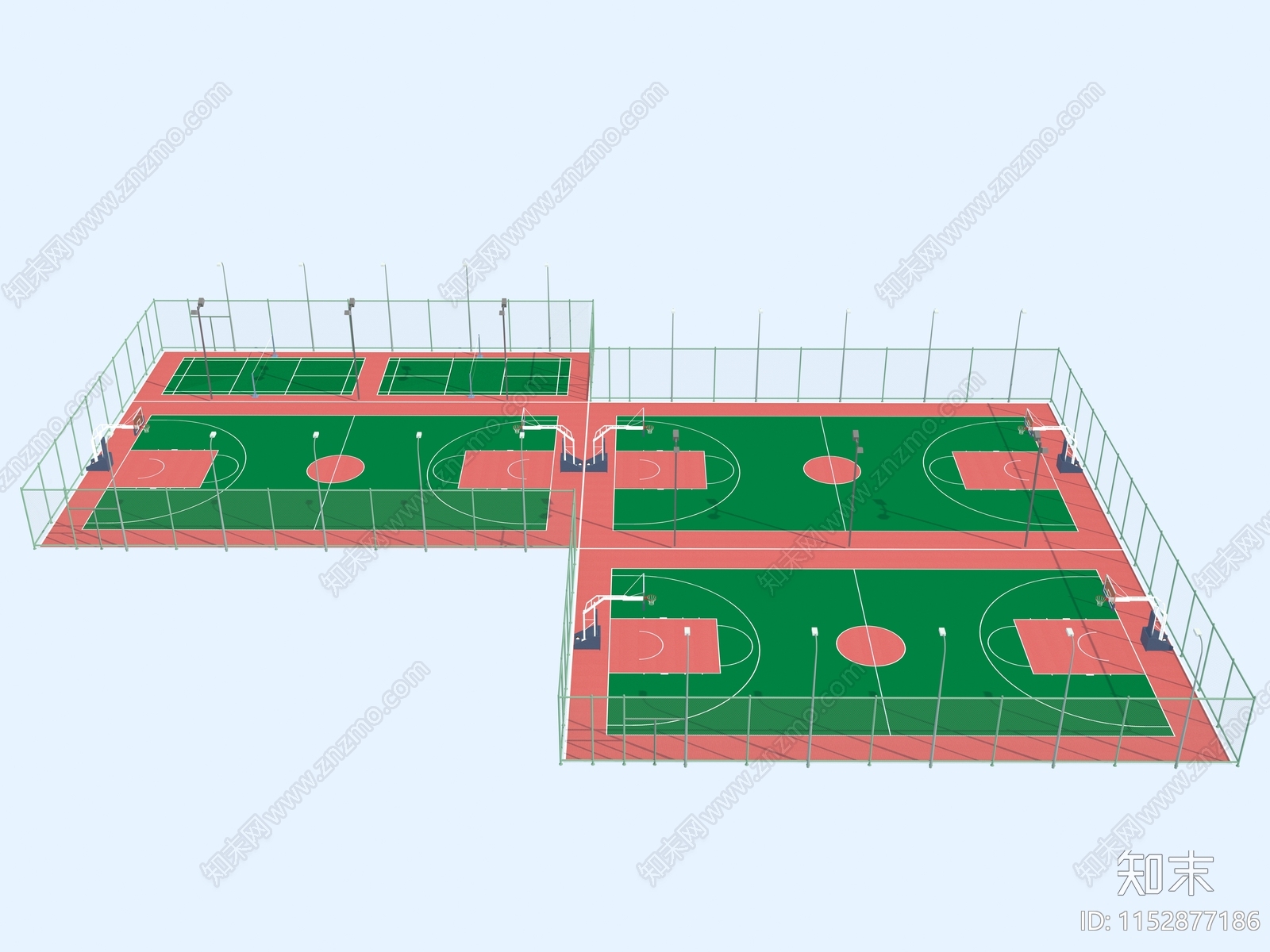 现代球类体育场3D模型下载【ID:1152877186】