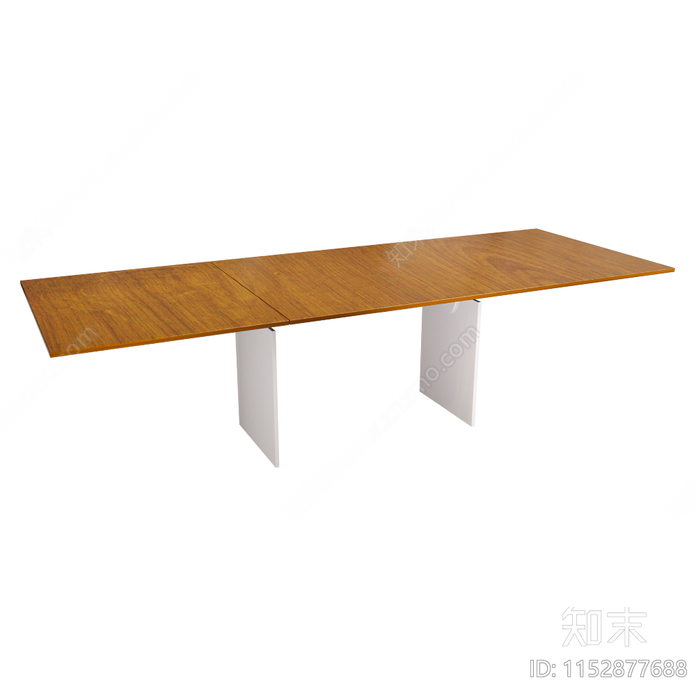 Atlas现代方形办公桌3D模型下载【ID:1152877688】