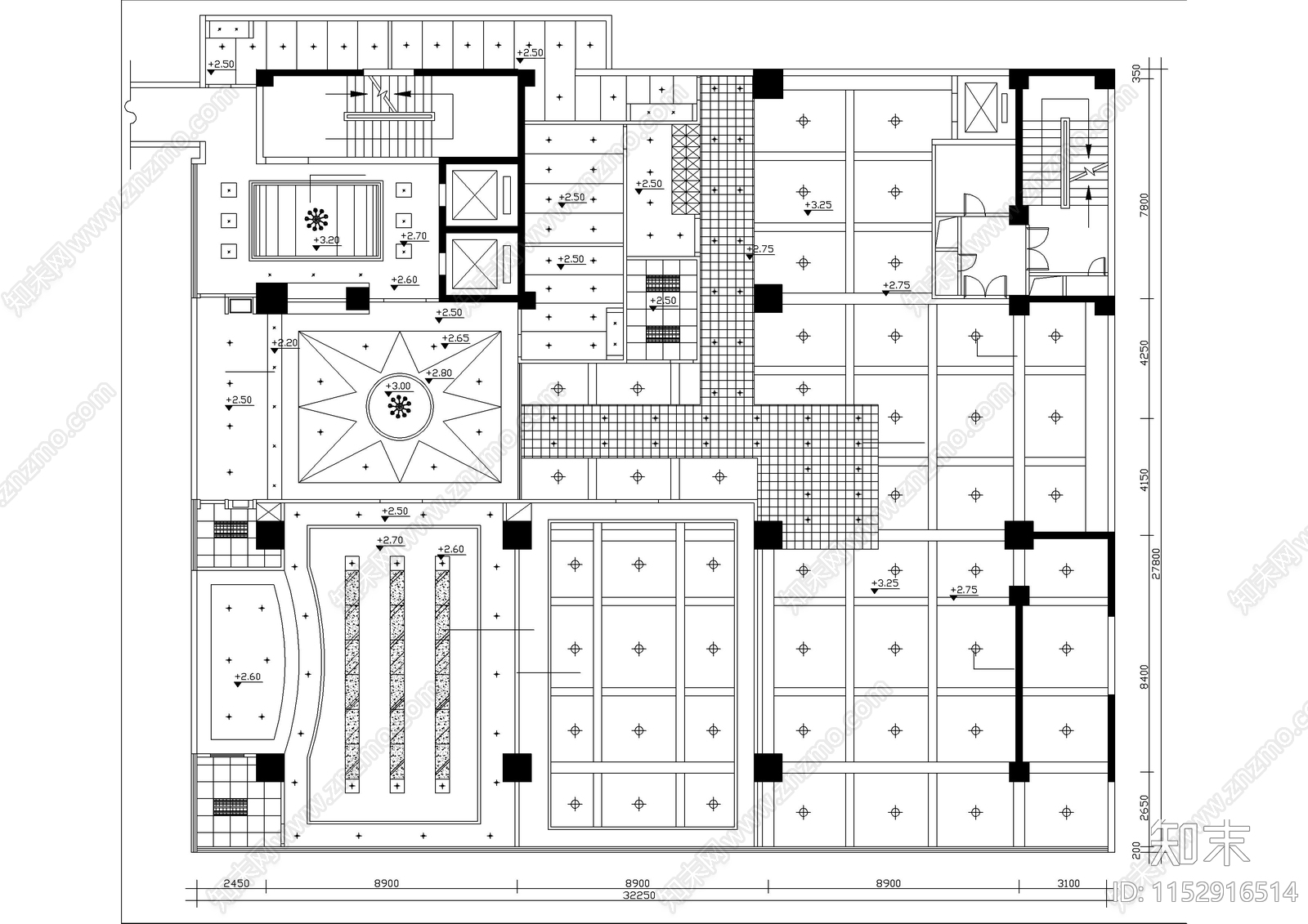 精选900㎡成套健身房室内cad施工图下载【ID:1152916514】