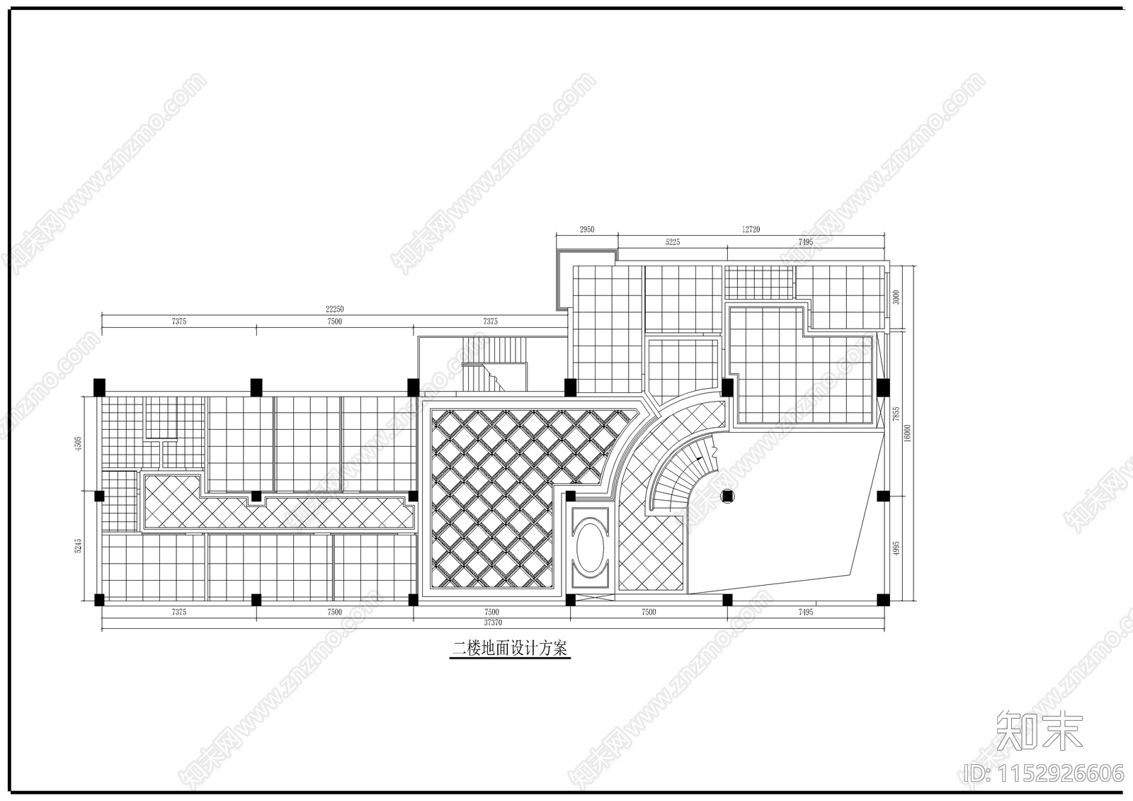 石材展厅室内cad施工图下载【ID:1152926606】