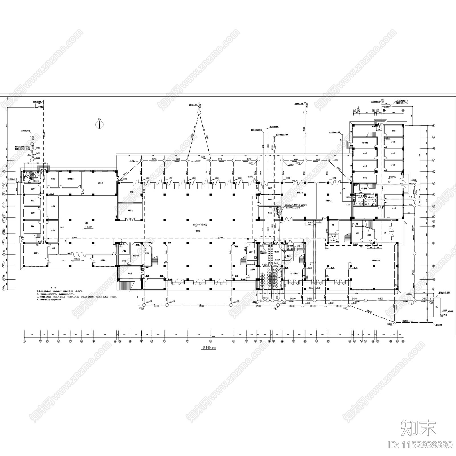 30套长途汽车客运站火车站交通枢纽建筑cad施工图下载【ID:1152939330】