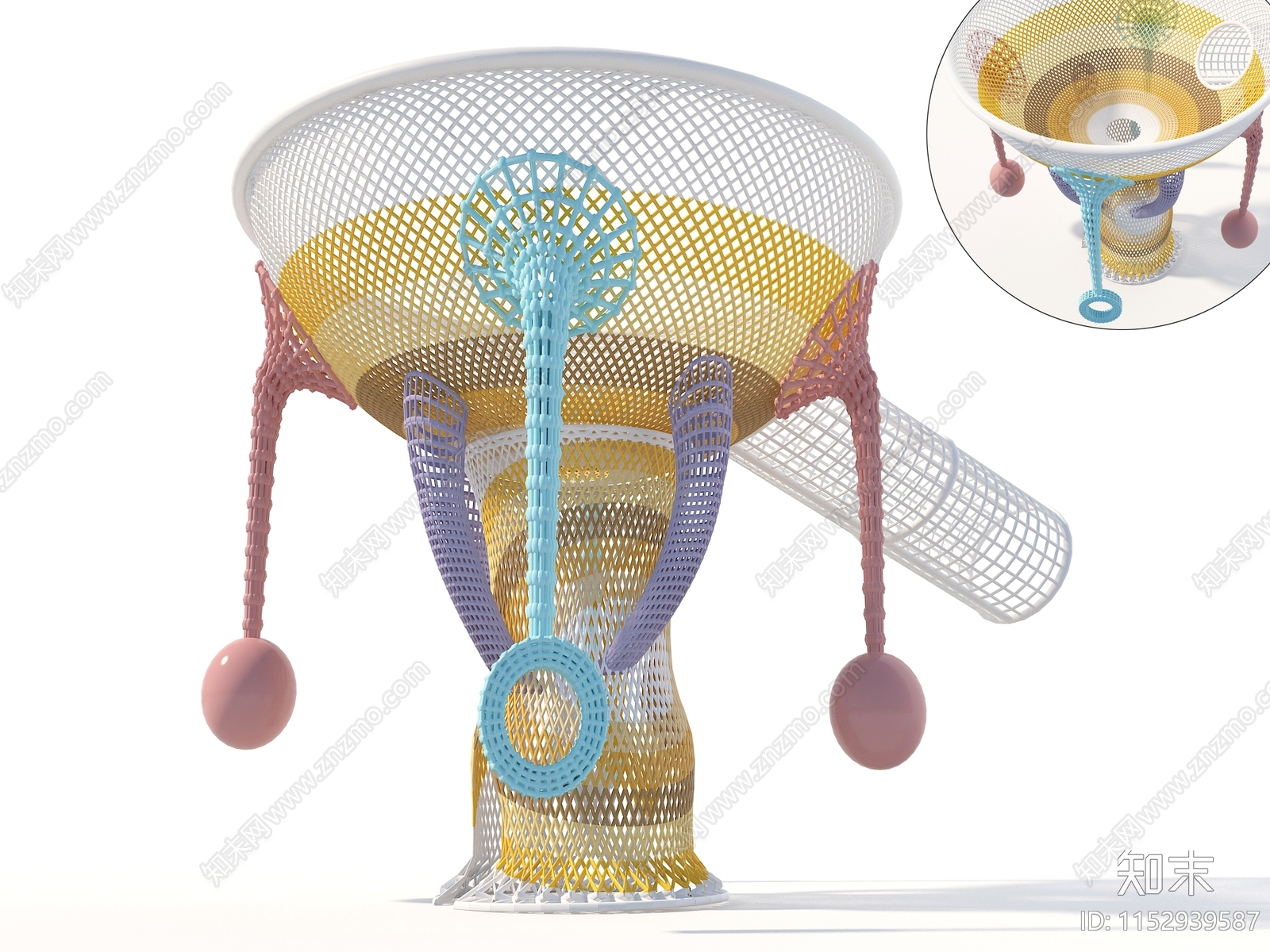 彩虹网3D模型下载【ID:1152939587】